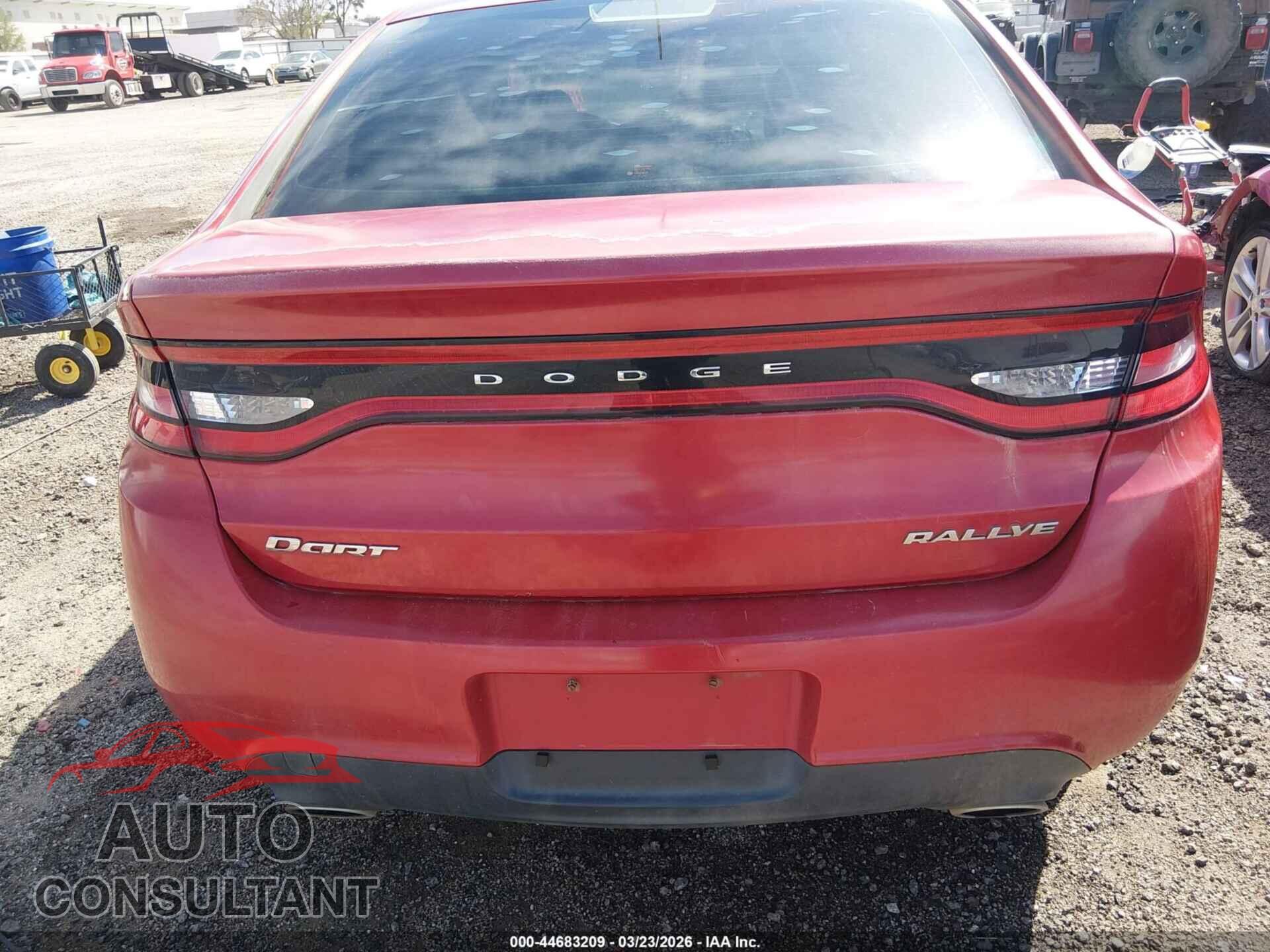 DODGE DART 2013 - 1C3CDFBA2DD326248
