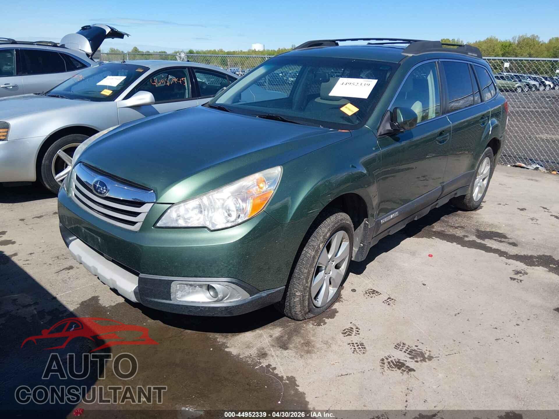 SUBARU OUTBACK 2011 - 4S4BRBLC2B3333863