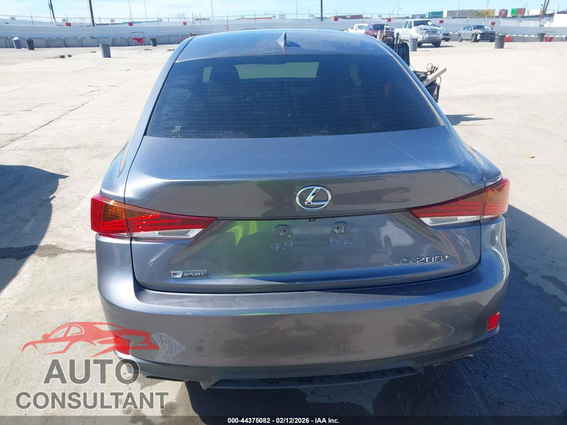 LEXUS IS 200T 2017 - JTHBA1D2XH5041837