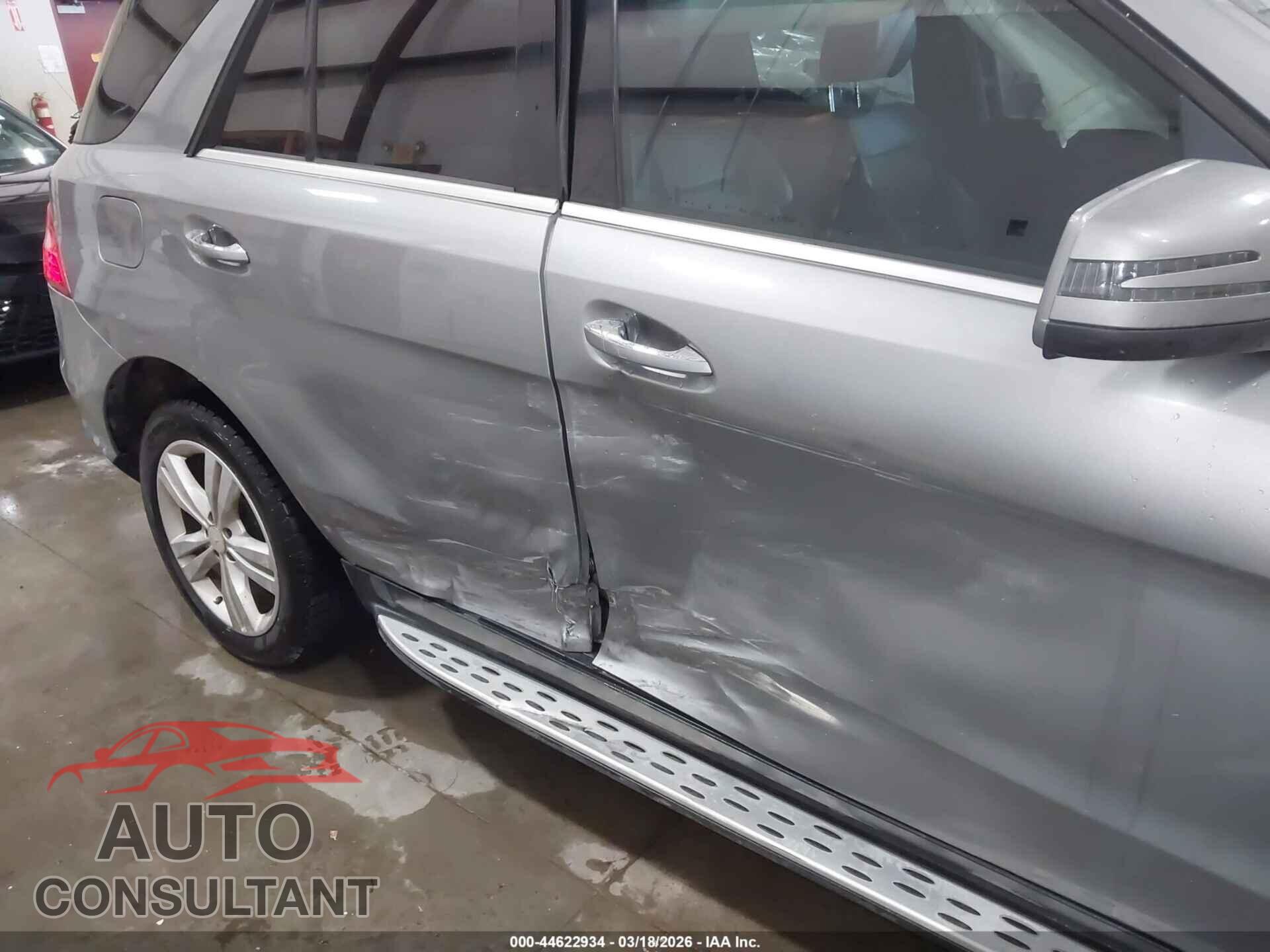 MERCEDES-BENZ ML 350 BLUETEC 2012 - 4JGDA2EB3CA033749