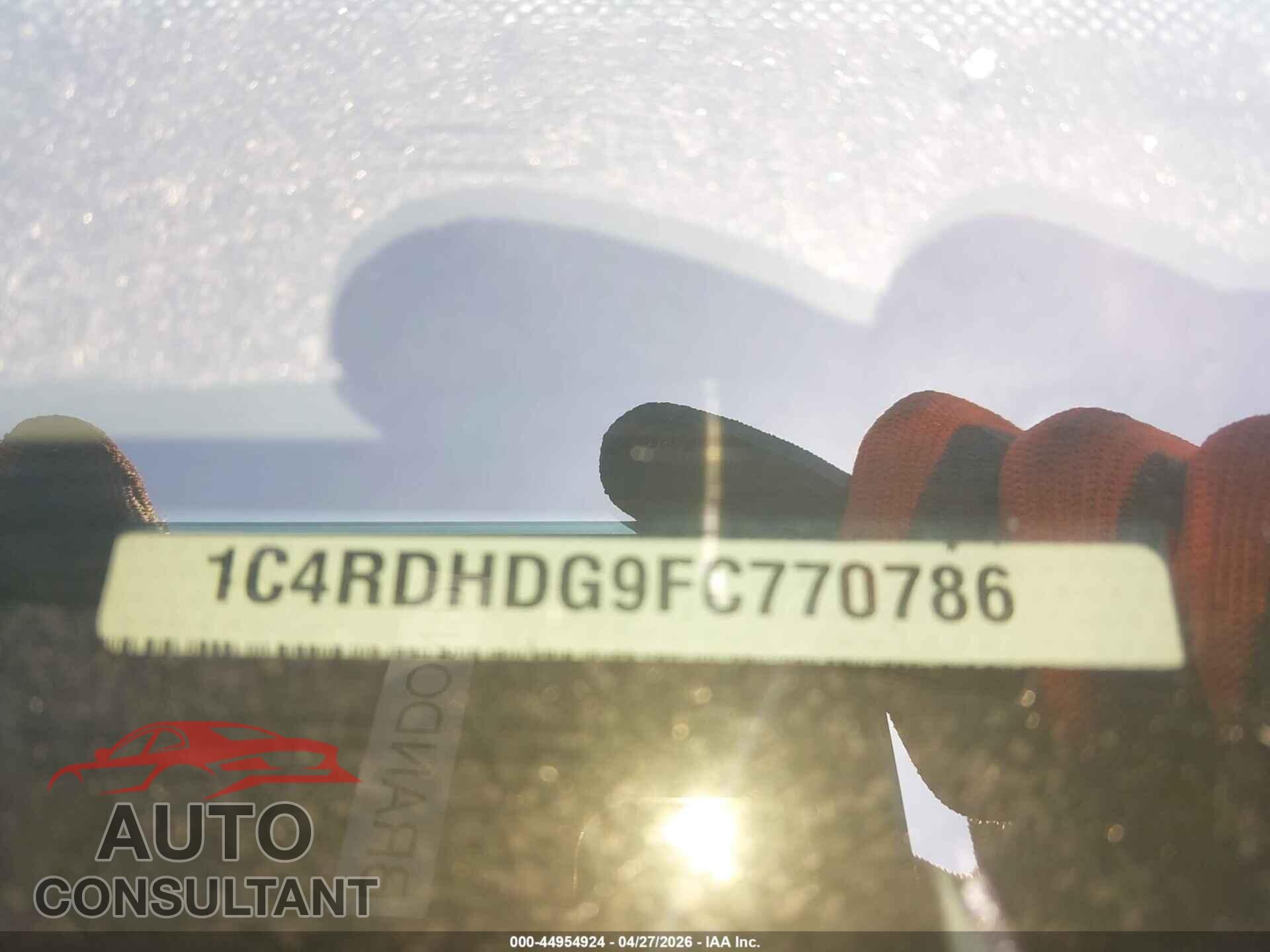 DODGE DURANGO 2015 - 1C4RDHDG9FC770786