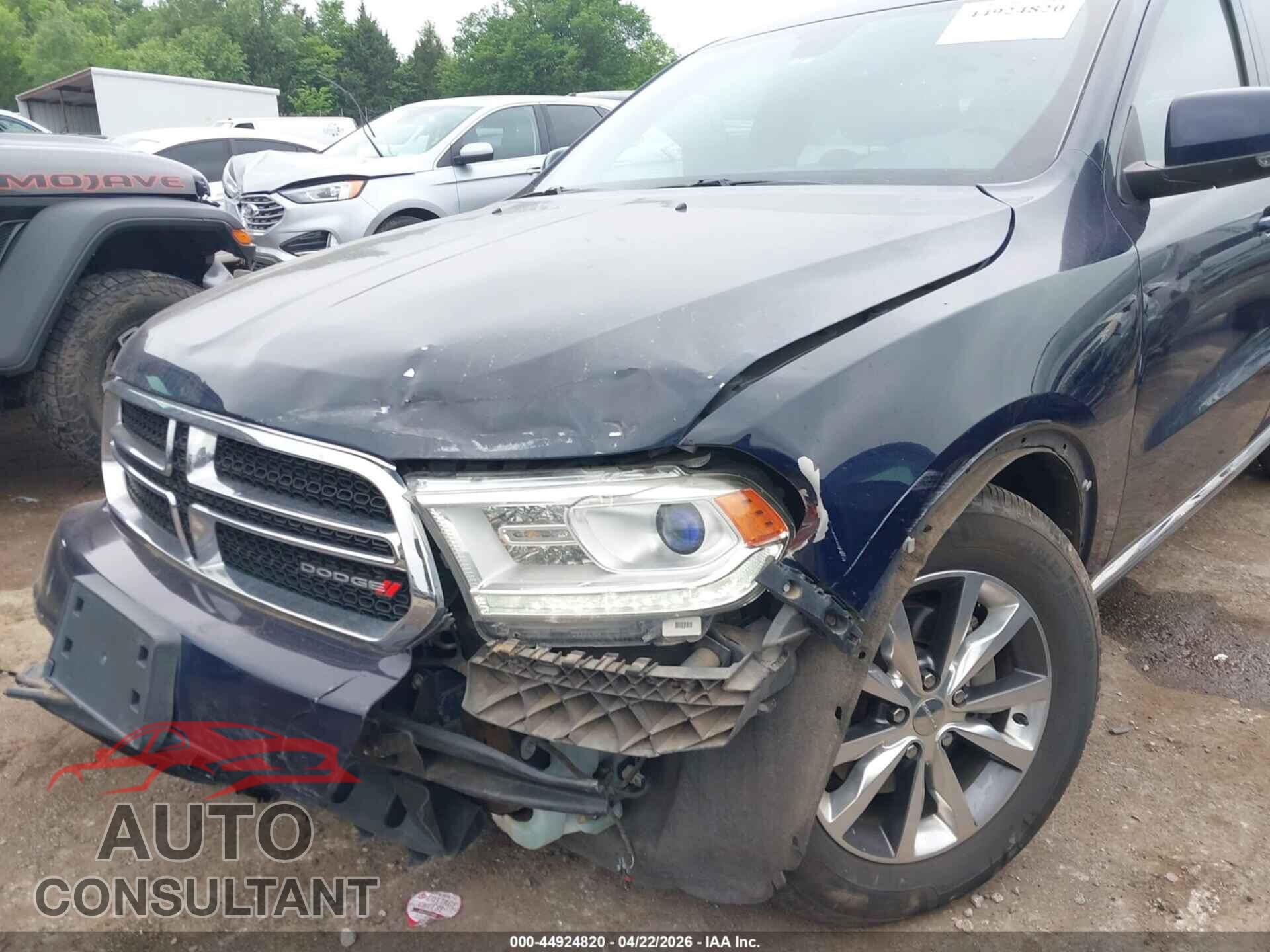 DODGE DURANGO 2016 - 1C4RDJDG5GC424601