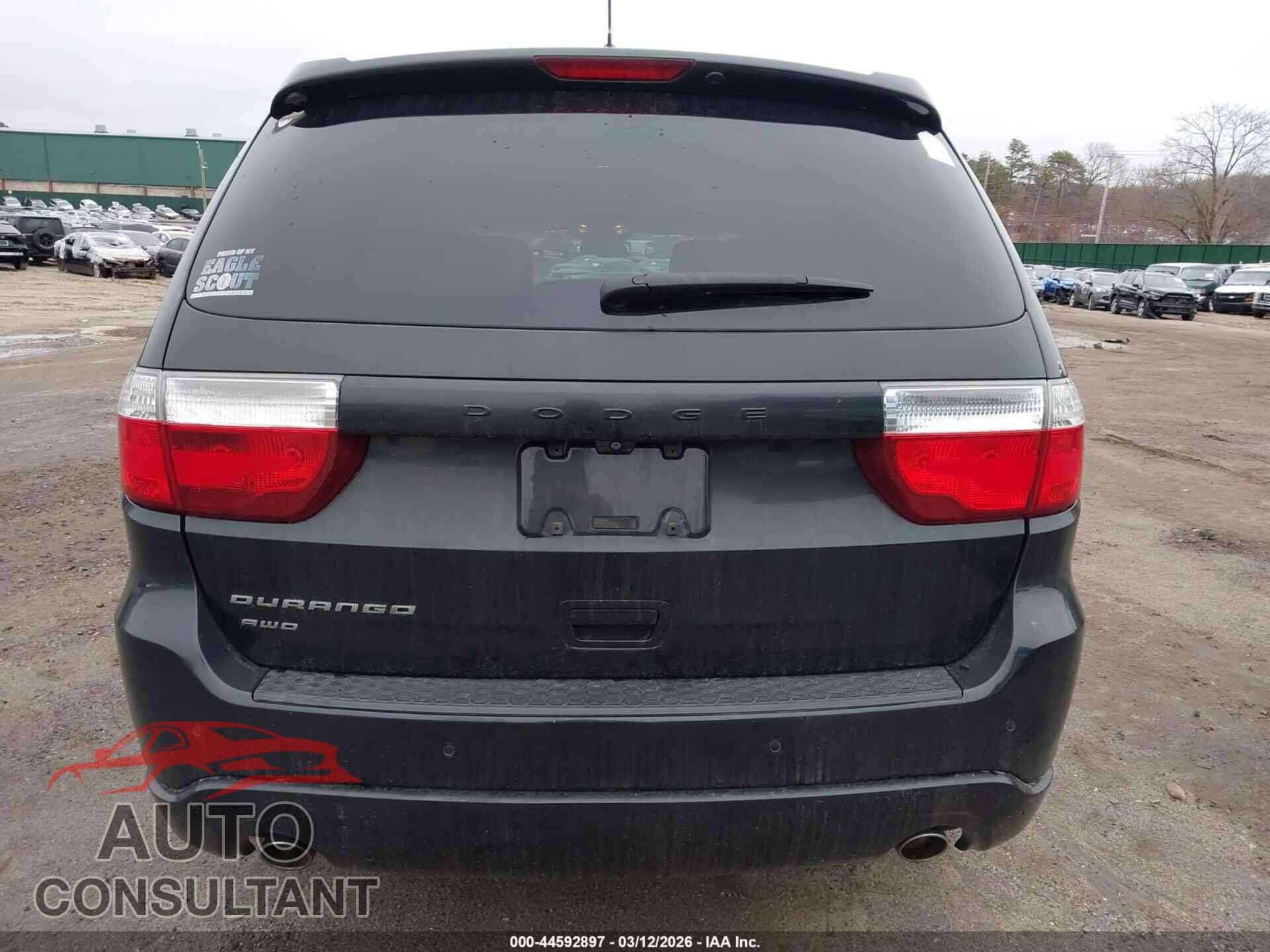 DODGE DURANGO 2013 - 1C4RDJAG1DC672182