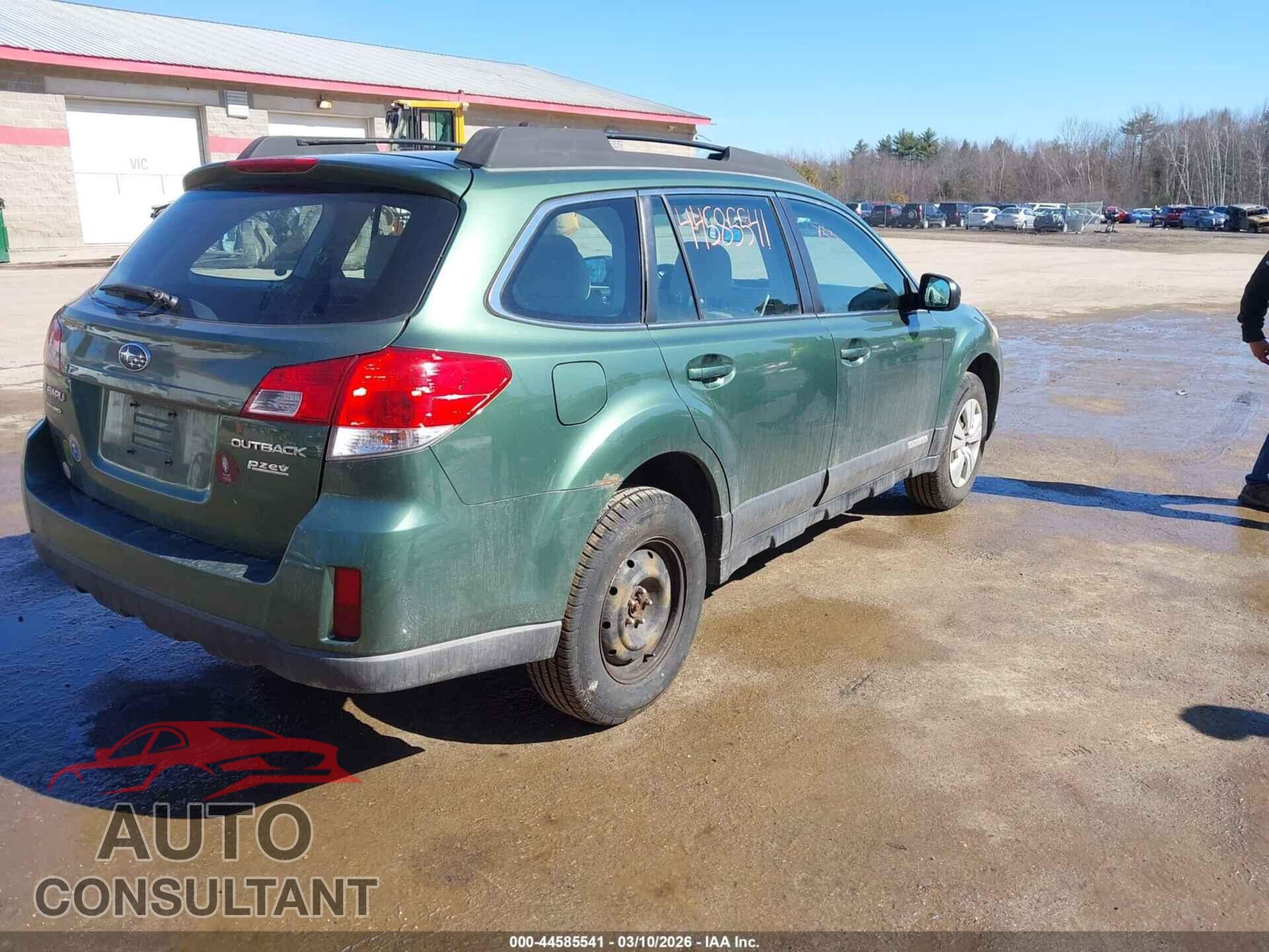 SUBARU OUTBACK 2012 - 4S4BRBAC4C1200702