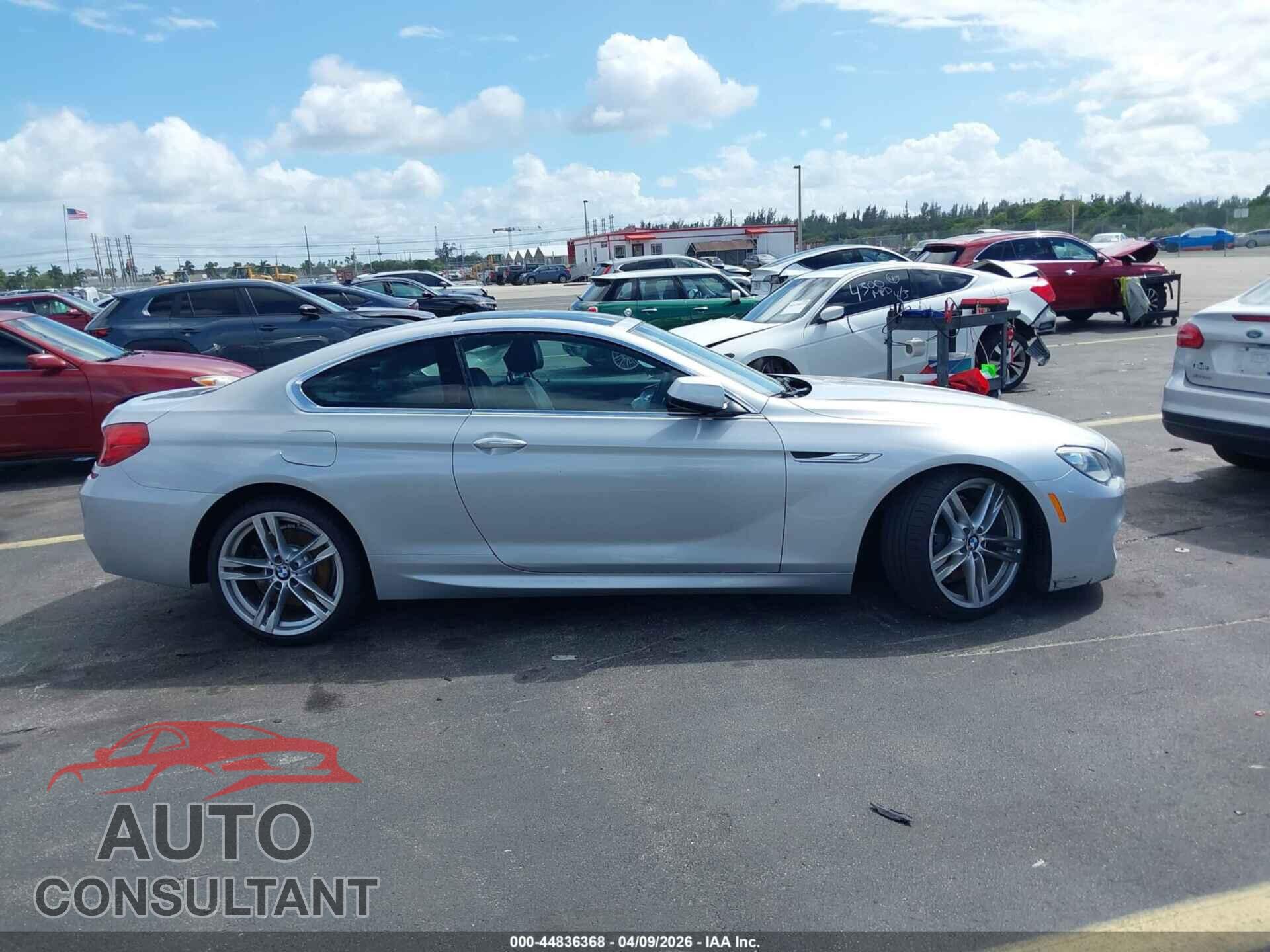 BMW 650I 2012 - WBALX3C59CDV77475