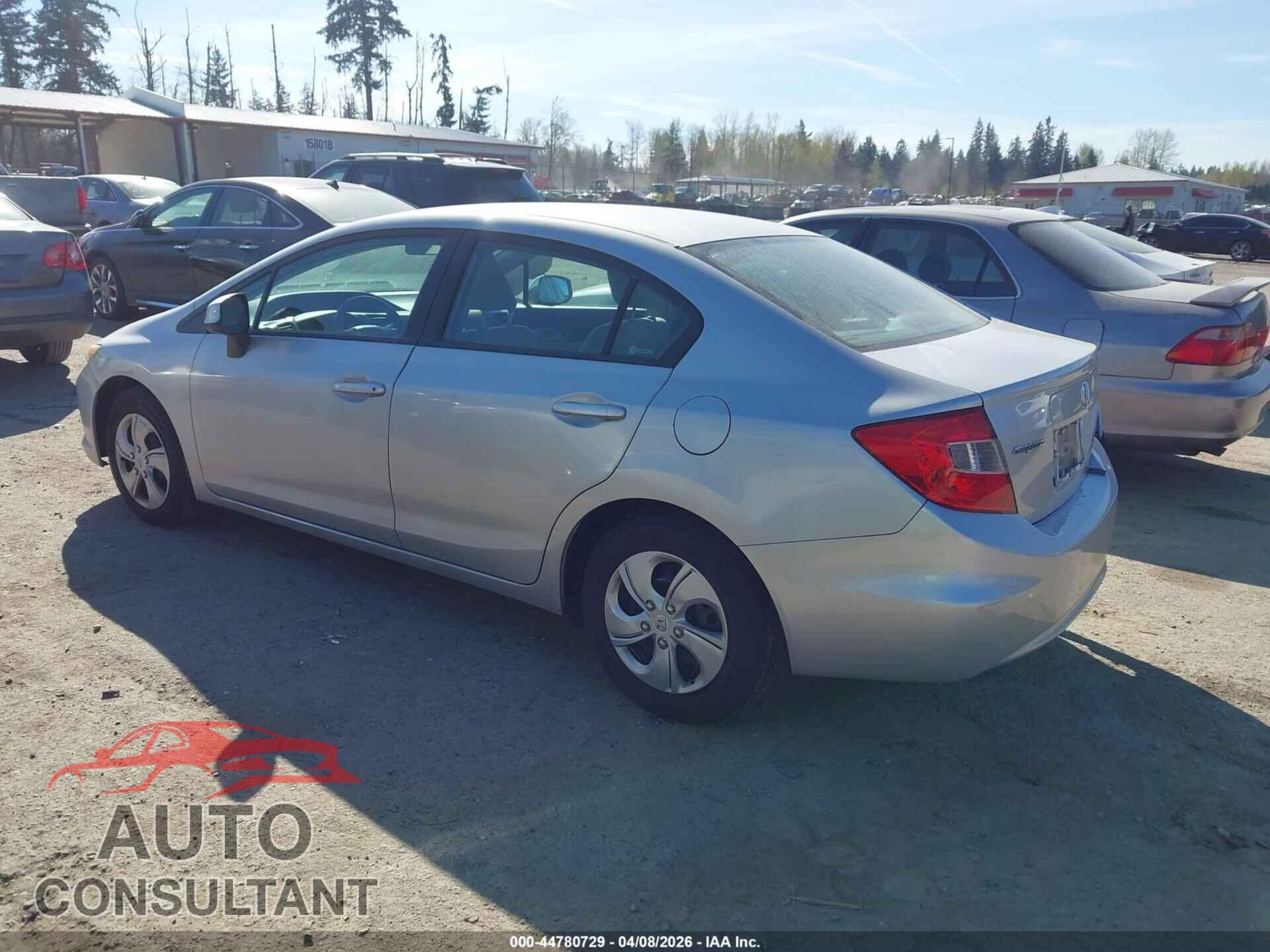 HONDA CIVIC 2012 - 2HGFB2F50CH574604