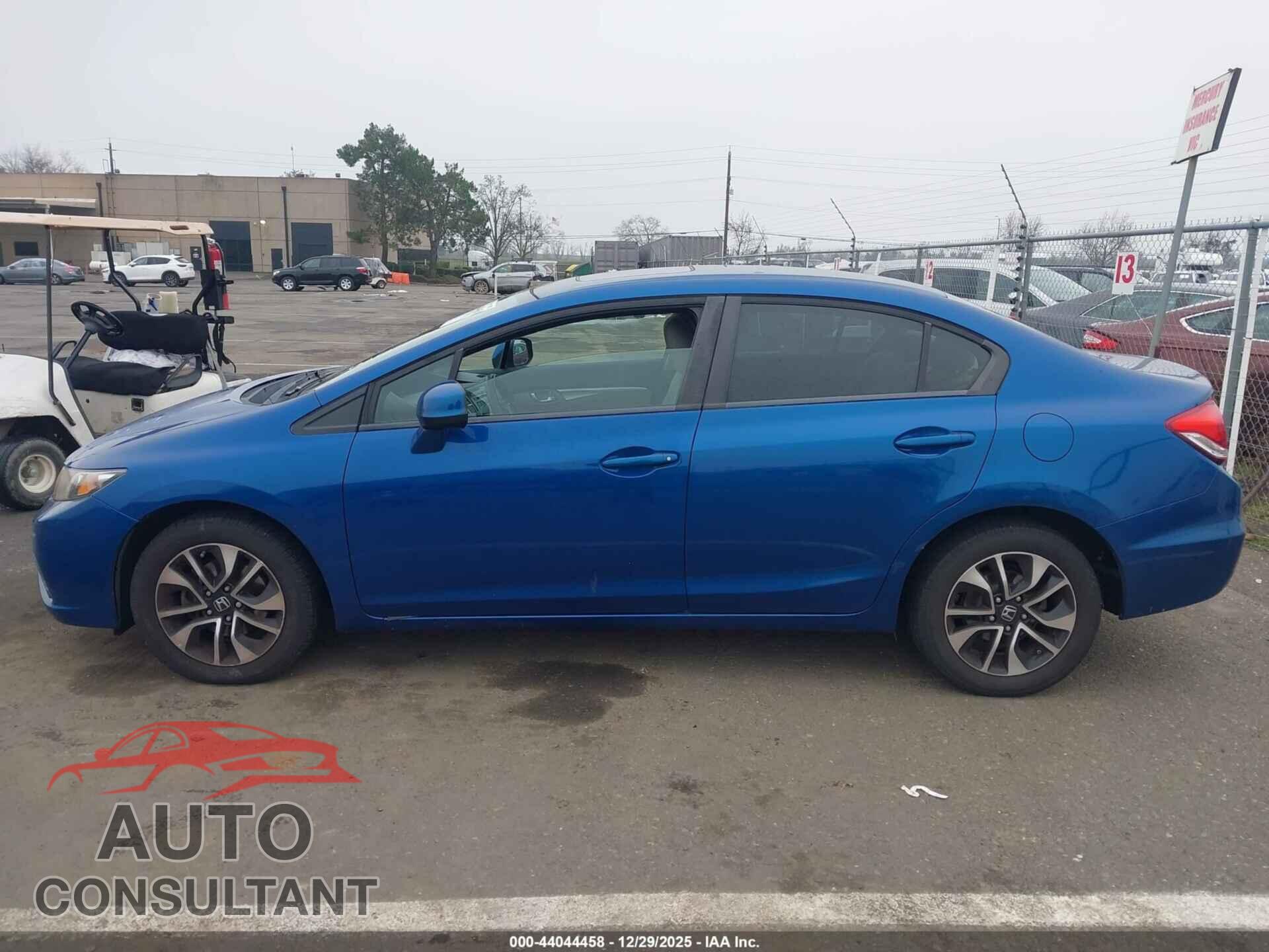 HONDA CIVIC 2013 - 19XFB2F89DE251268