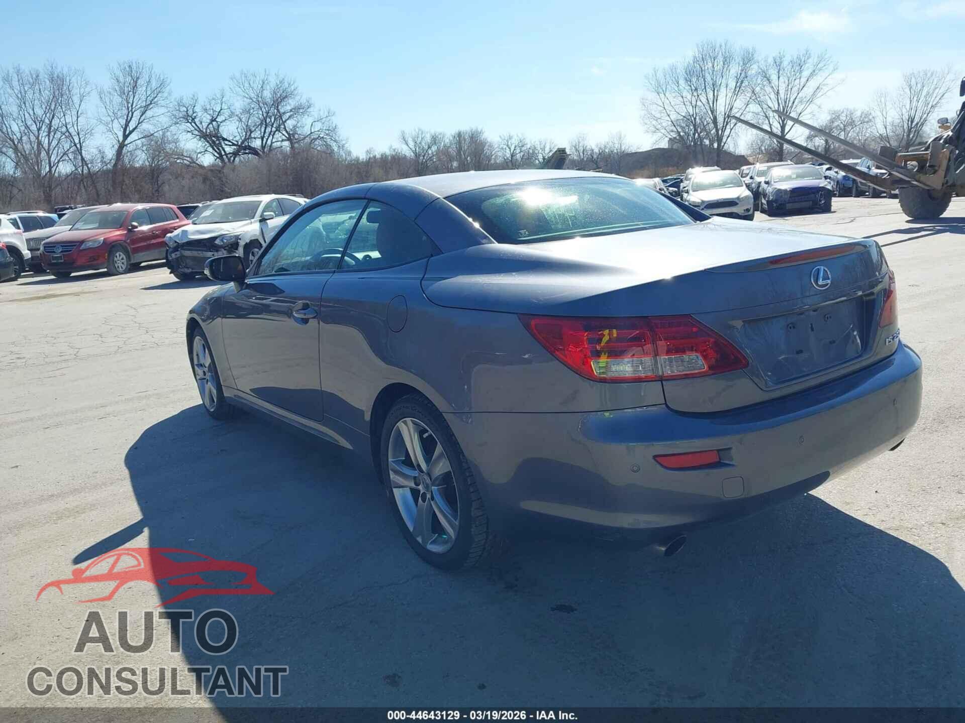 LEXUS IS 250C 2012 - JTHFF2C28C2526644
