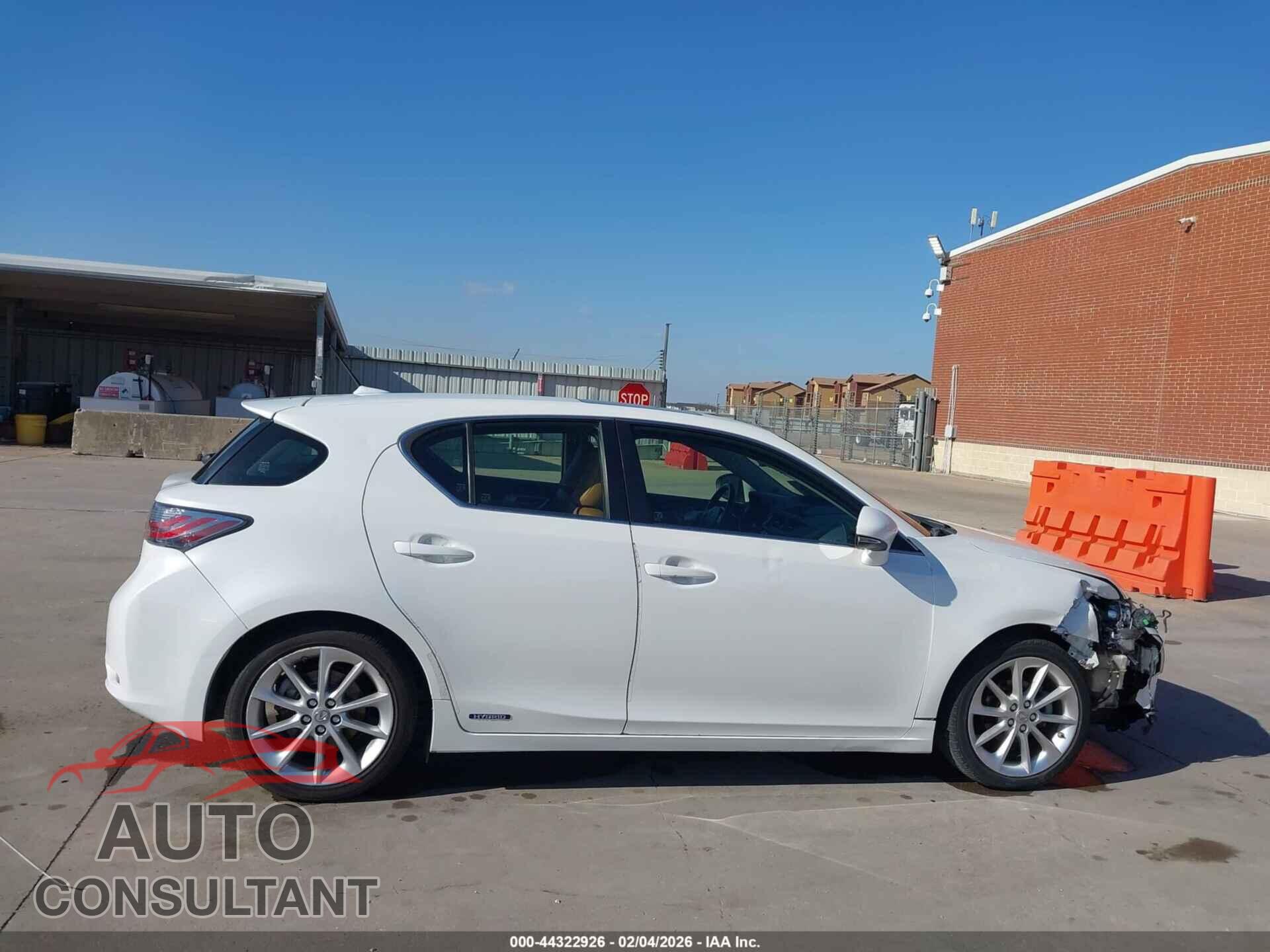 LEXUS CT 200H 2012 - JTHKD5BH2C2061077