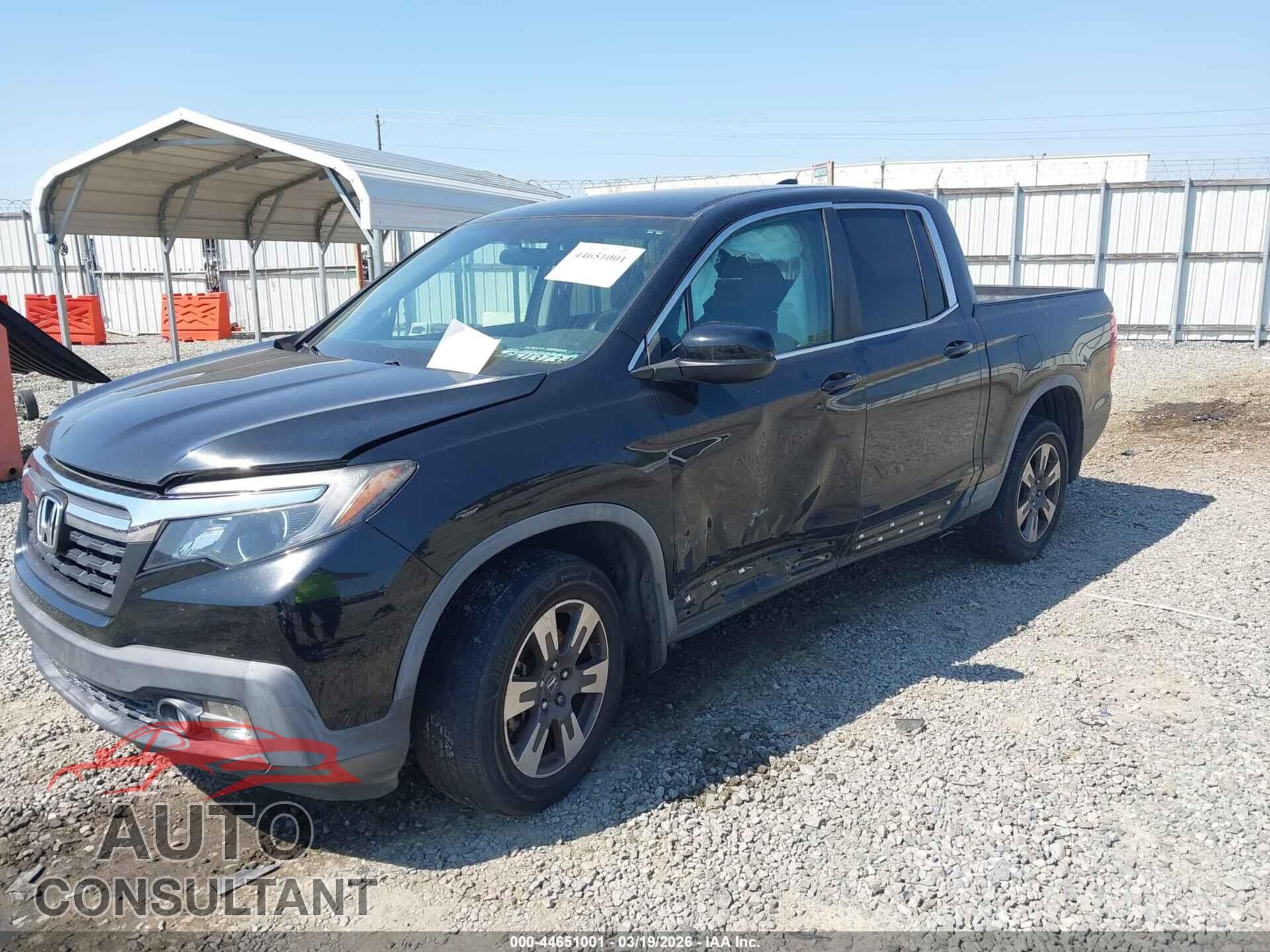 HONDA RIDGELINE 2017 - 5FPYK3F55HB013977
