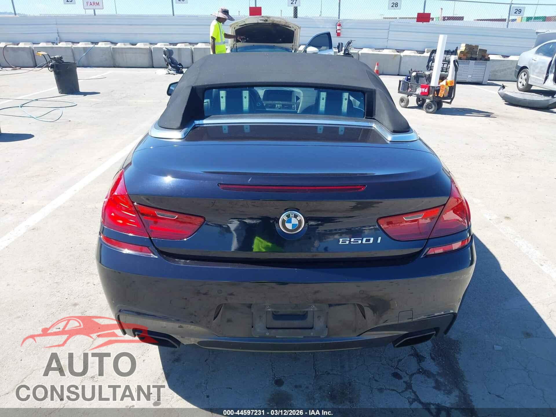 BMW 650I 2012 - WBALZ3C59CDL73463