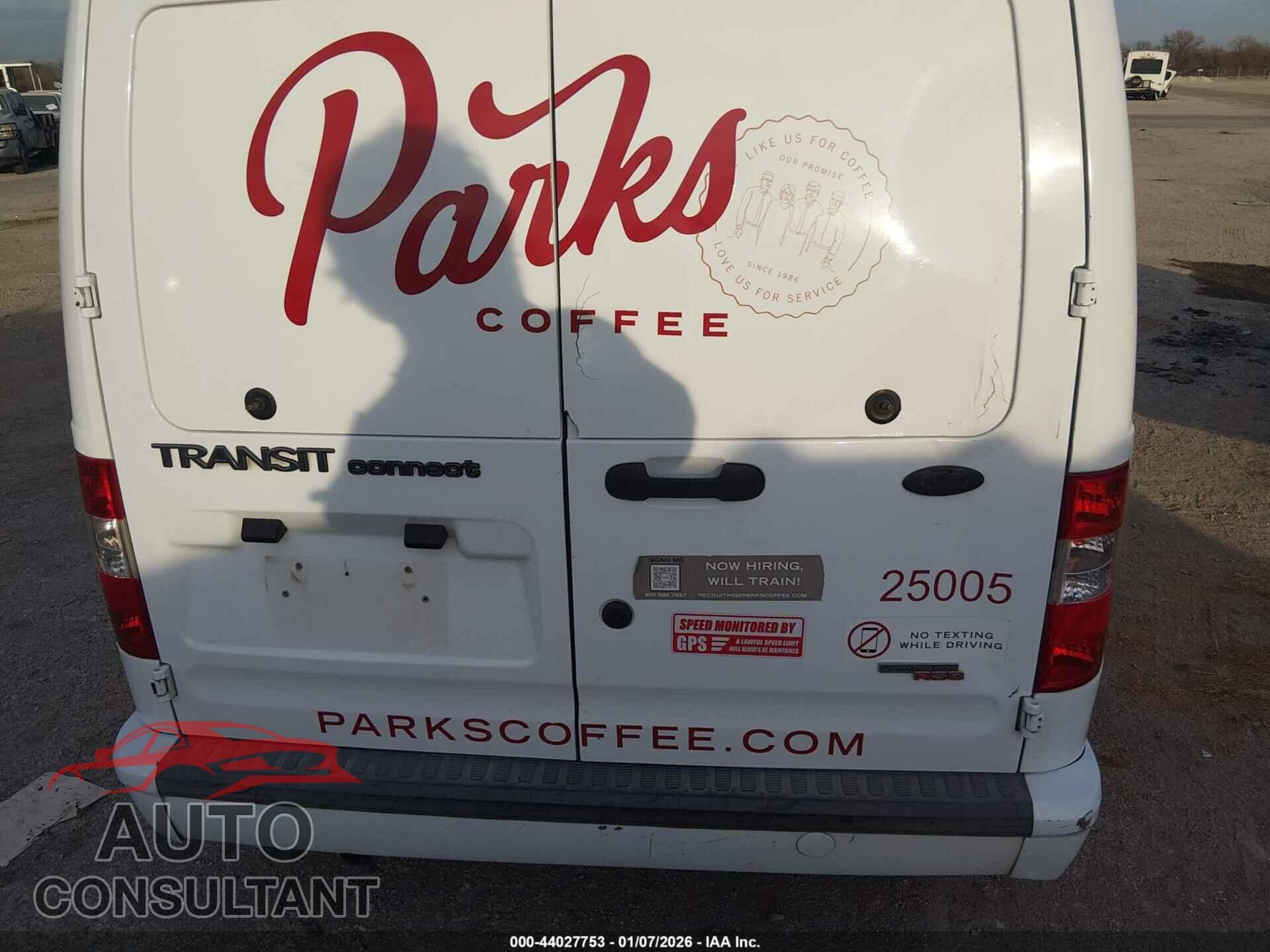 FORD TRANSIT CONNECT 2012 - NM0LS7DN0CT125005