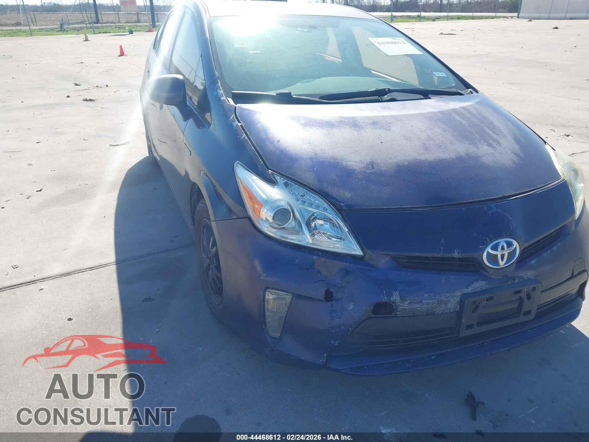 TOYOTA PRIUS 2012 - JTDKN3DUXC1550135