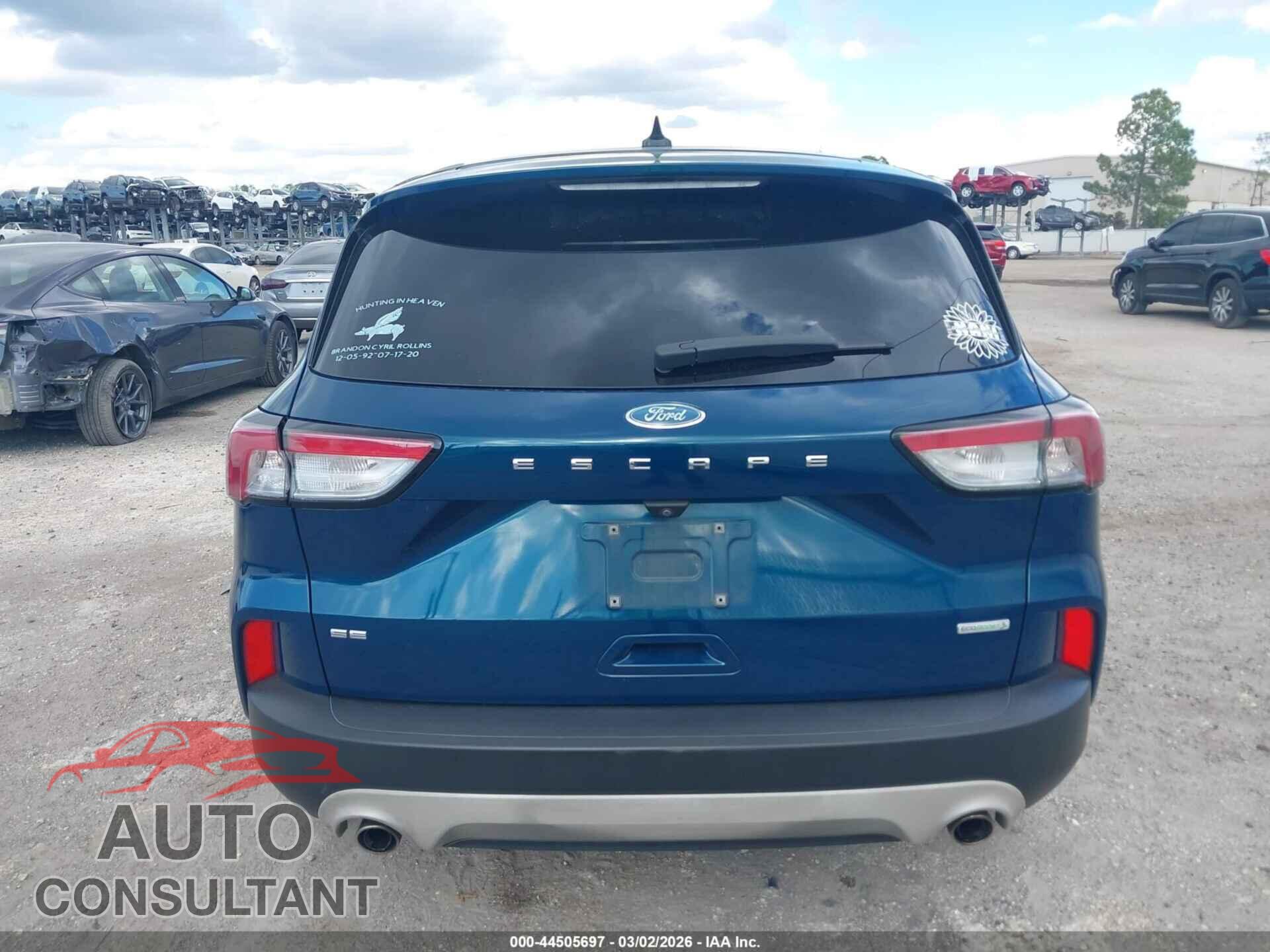 FORD ESCAPE 2020 - 1FMCU0G60LUA47906