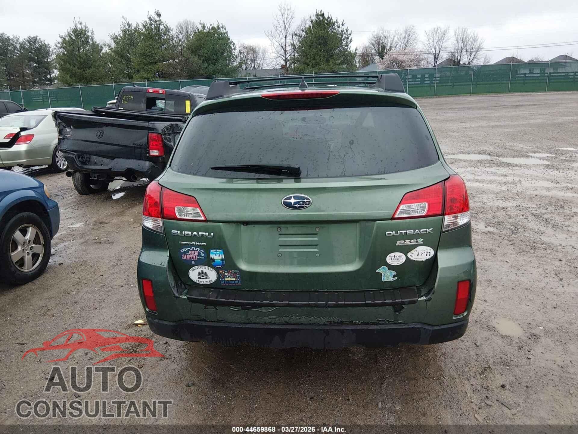 SUBARU OUTBACK 2014 - 4S4BRBLC0E3323403