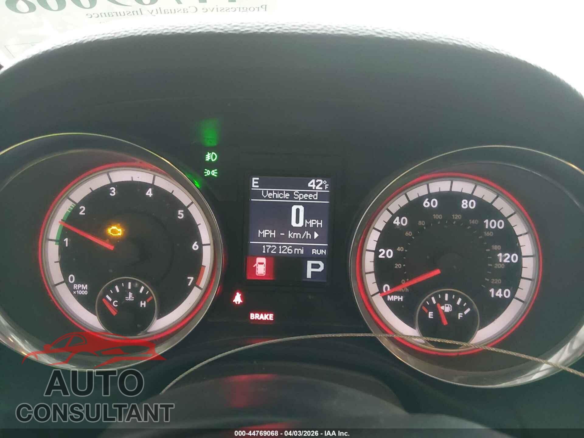 DODGE DURANGO 2013 - 1C4RDJDG0DC611126