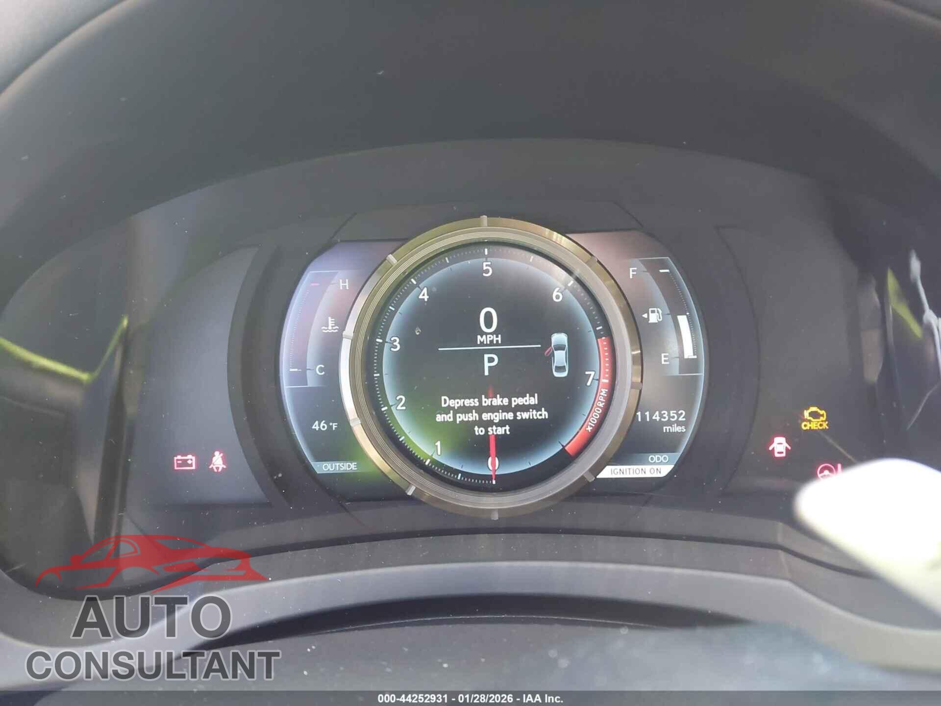LEXUS IS 250 2014 - JTHBF1D27E5002250