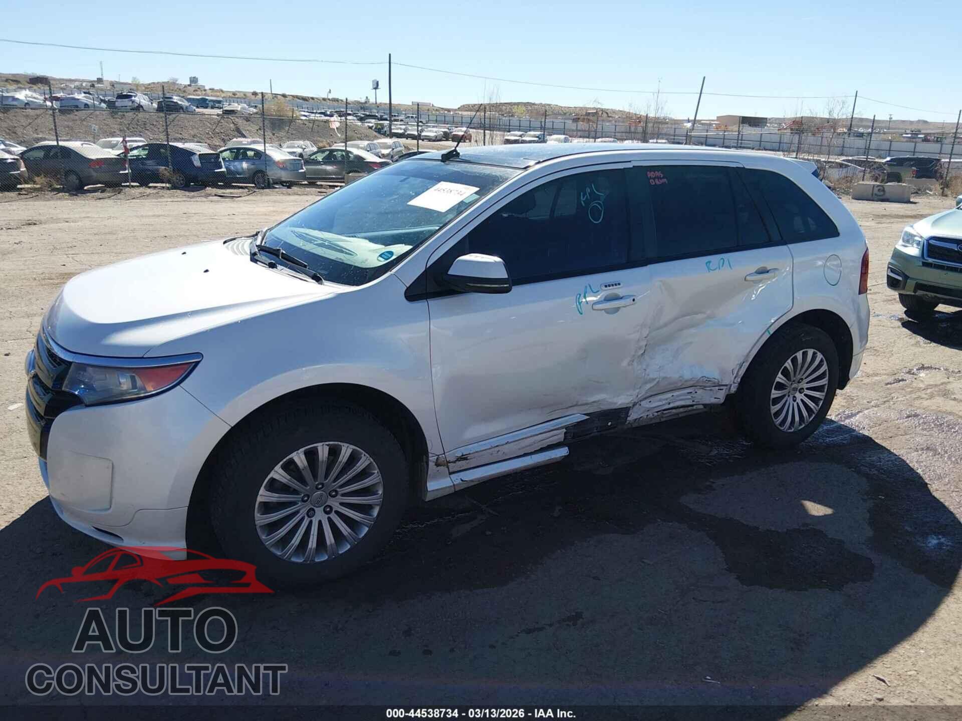 FORD EDGE 2013 - 2FMDK3AK6DBA77291