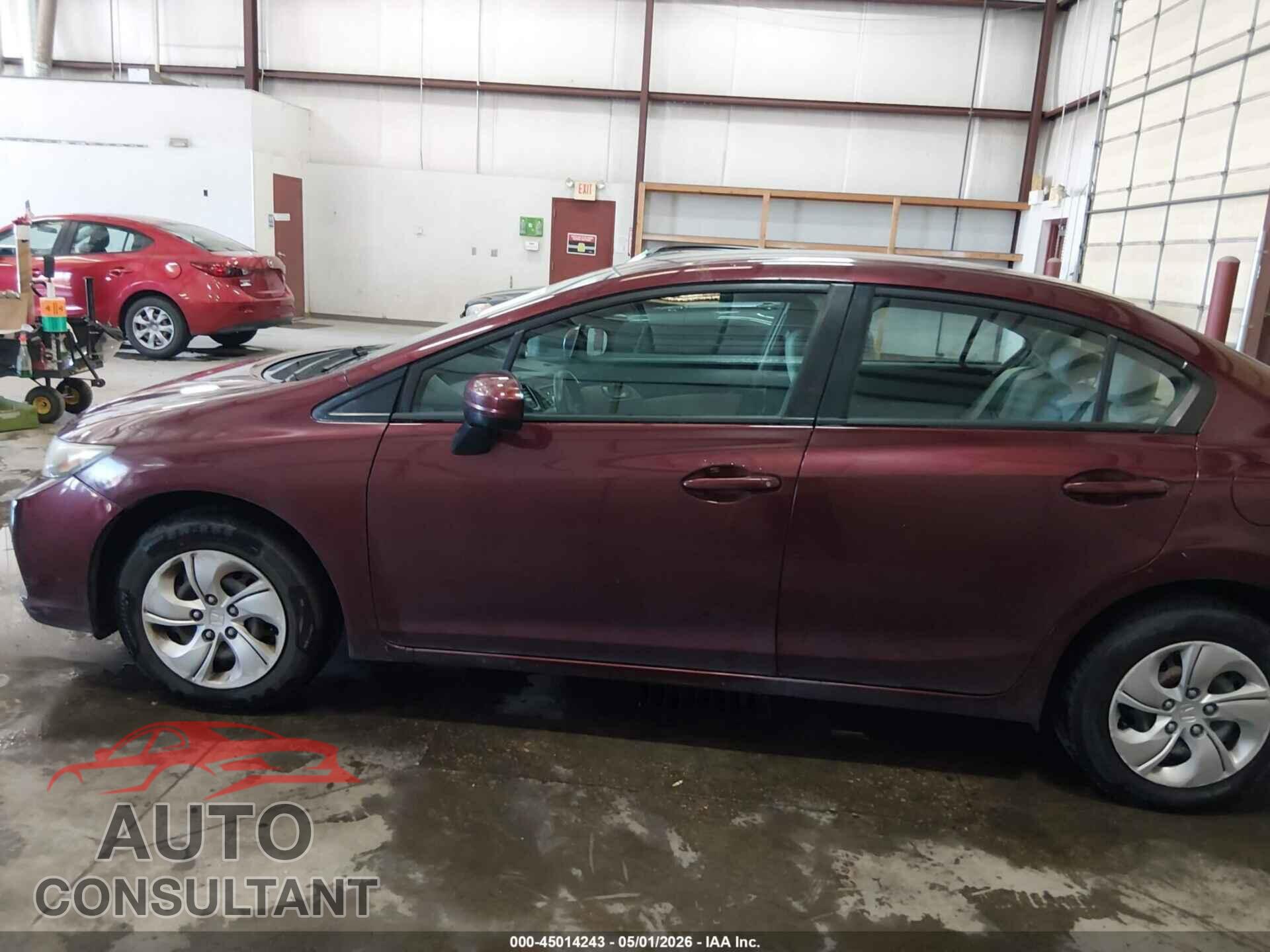 HONDA CIVIC 2014 - 19XFB2F55EE249153