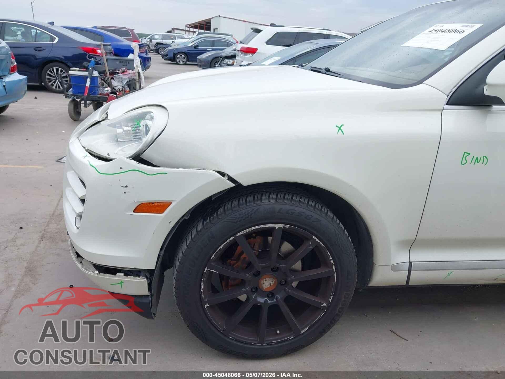 PORSCHE CAYENNE 2010 - WP1AA2AP9ALA11408