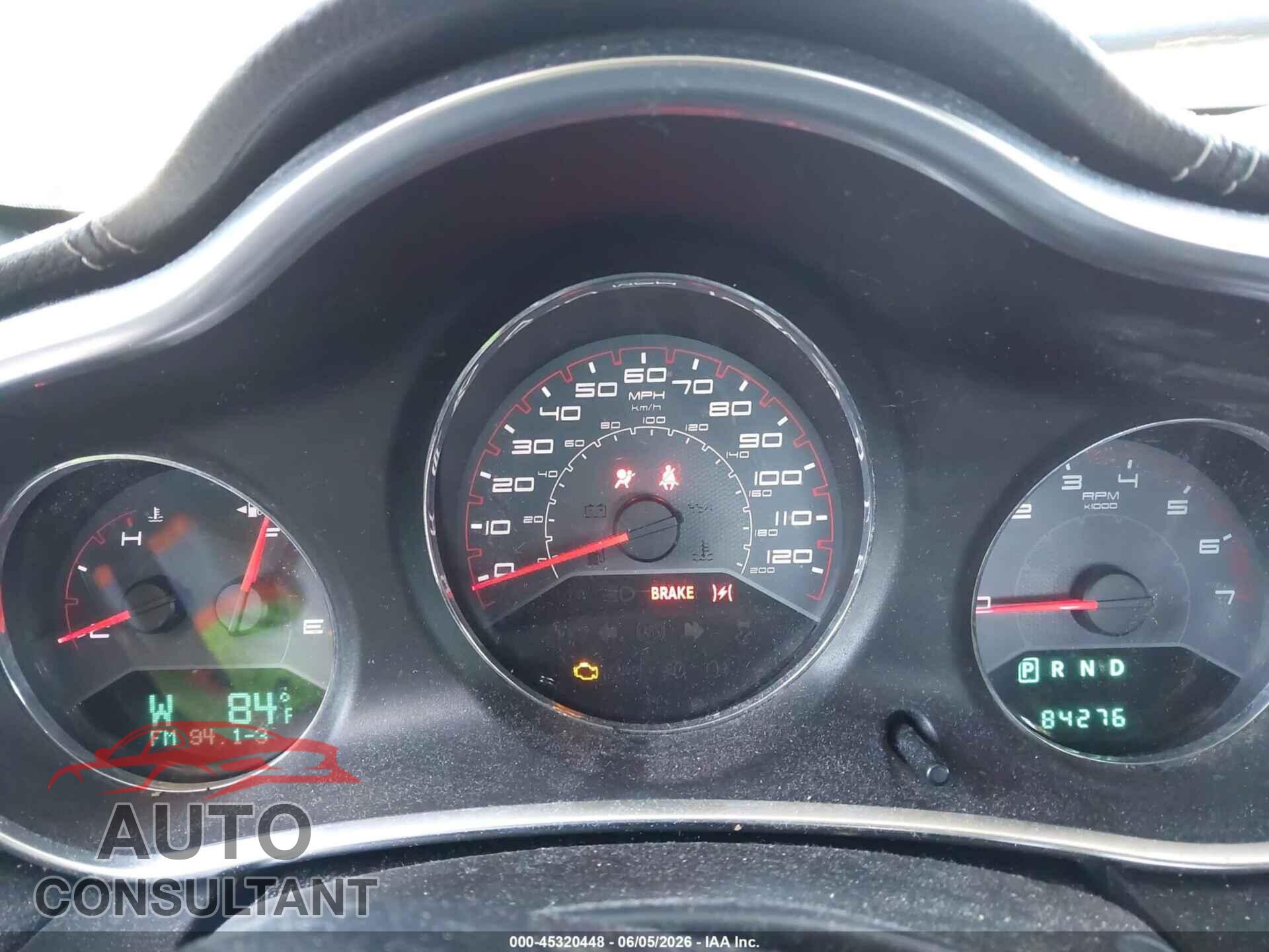 DODGE AVENGER 2012 - 1C3CDZCB1CN258588