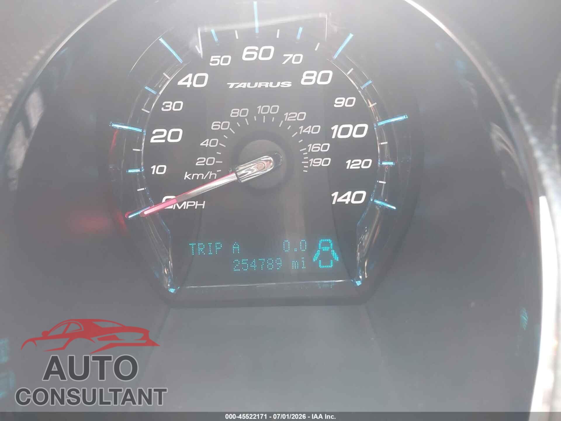 FORD TAURUS 2010 - 1FAHP2EW2AG145935
