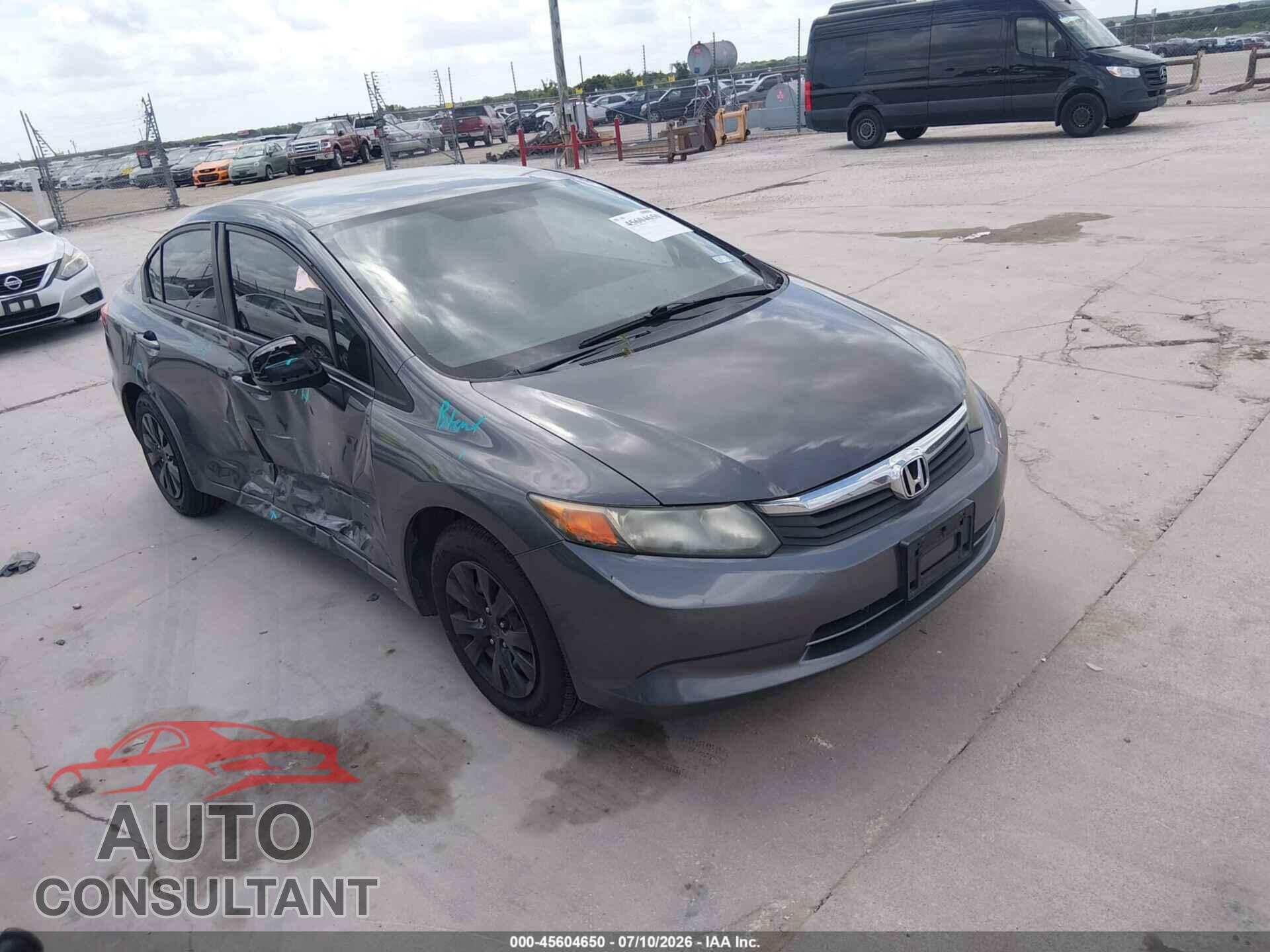 HONDA CIVIC 2012 - 2HGFB2F57CH578391