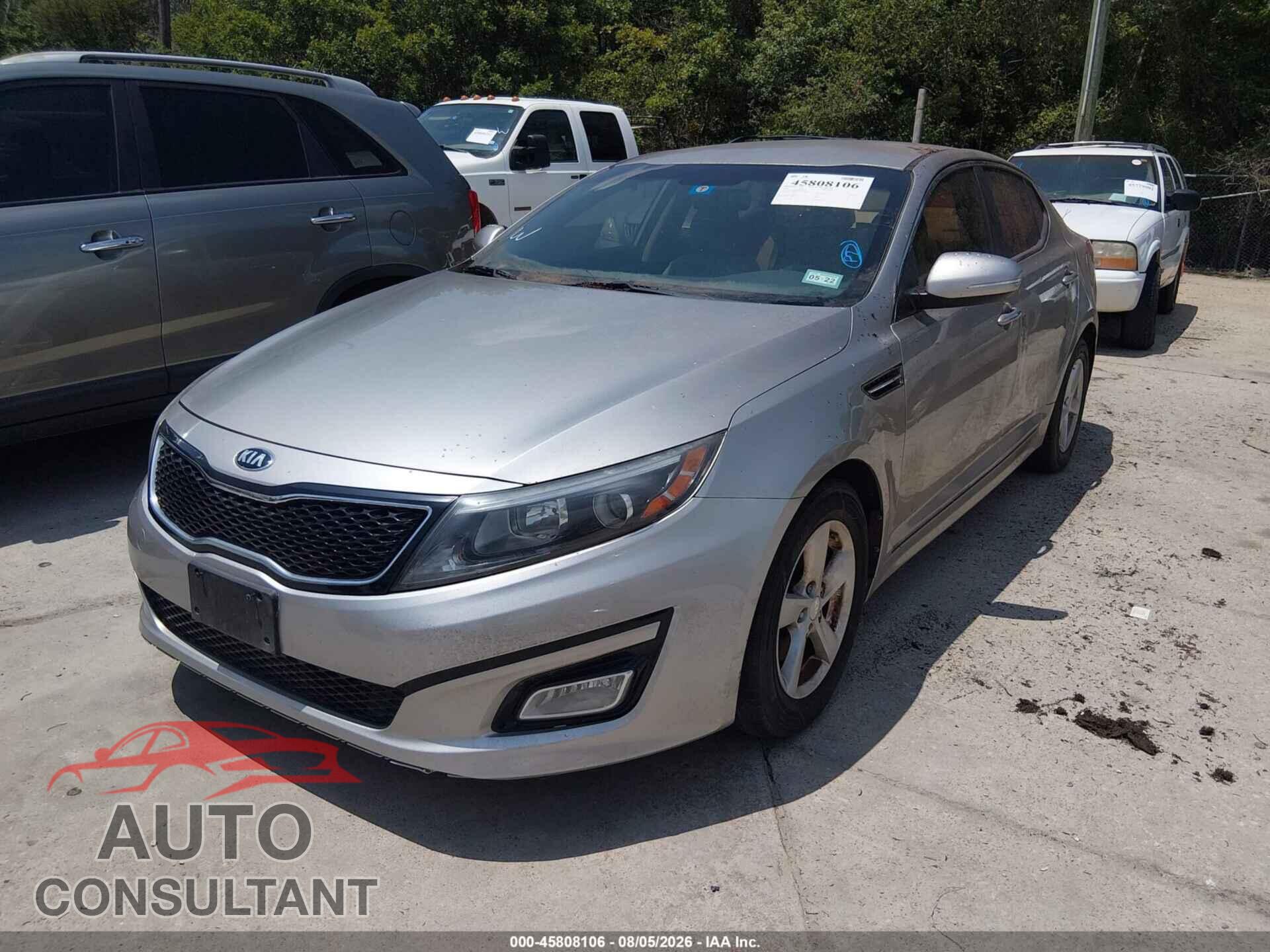 KIA OPTIMA 2015 - KNAGM4A79F5584574