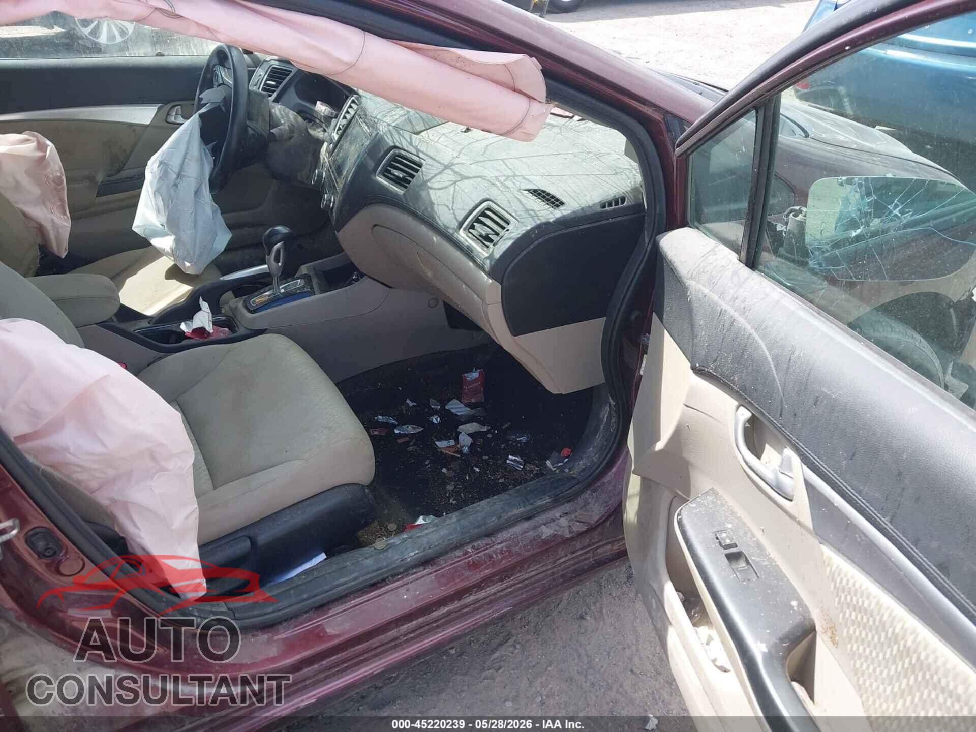 HONDA CIVIC 2015 - 19XFB2F82FE283532