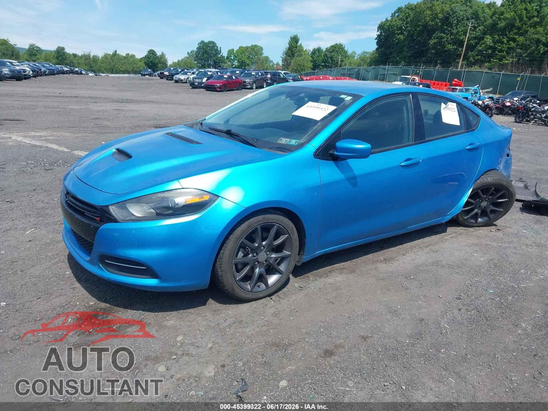 DODGE DART 2016 - 1C3CDFFH5GD818865