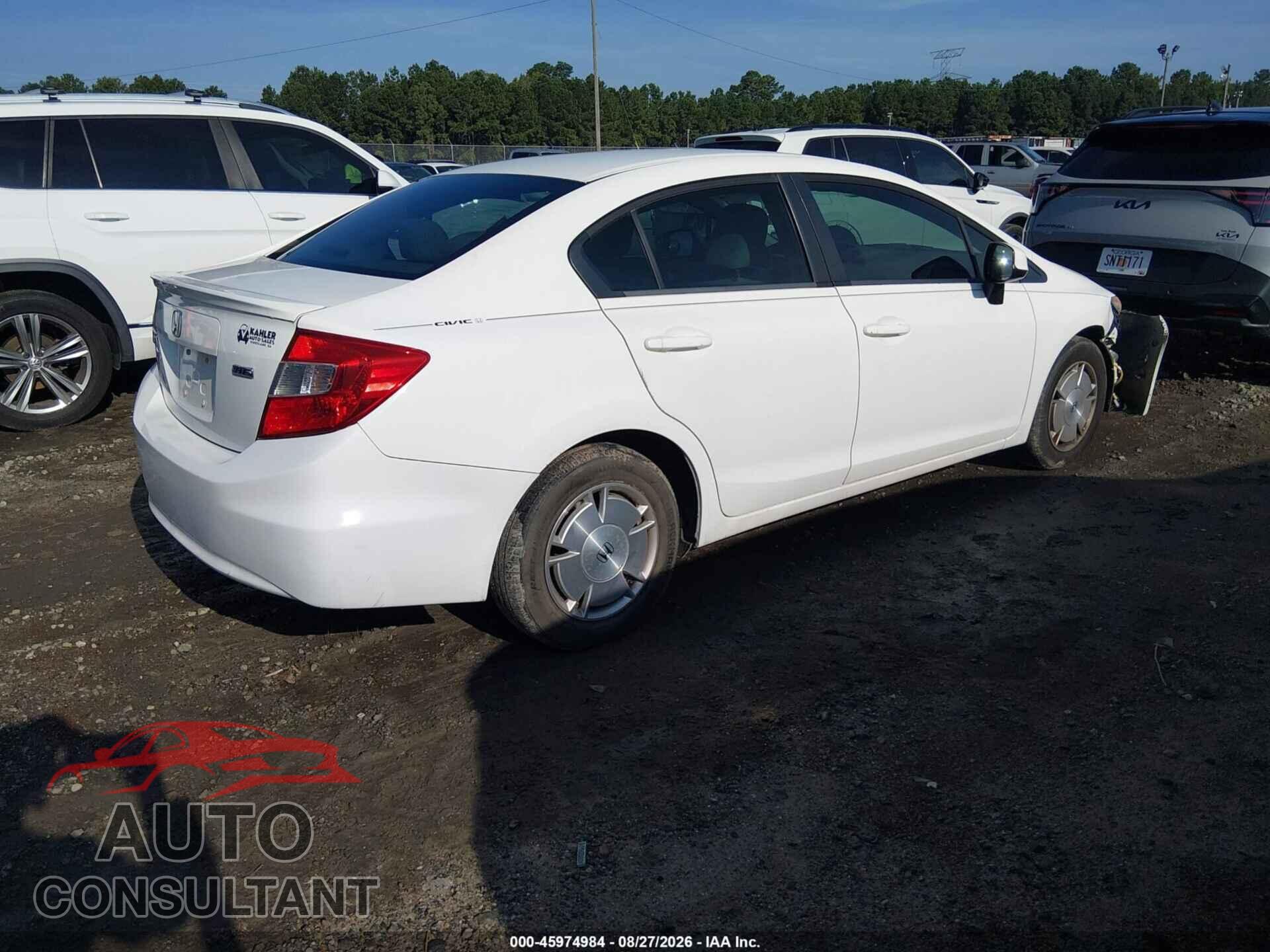 HONDA CIVIC 2012 - 2HGFB2F61CH548845