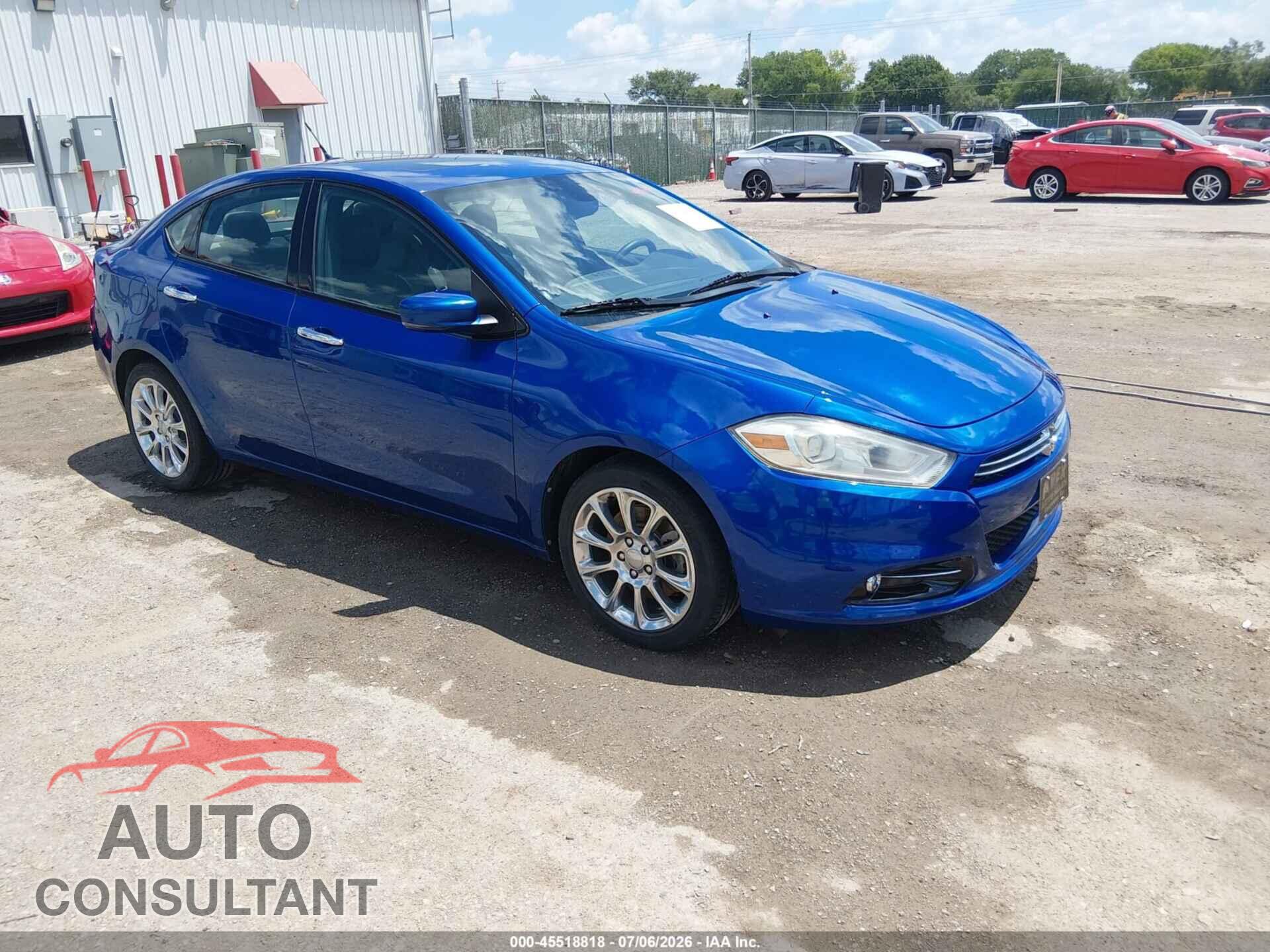DODGE DART 2013 - 1C3CDFCAXDD176078