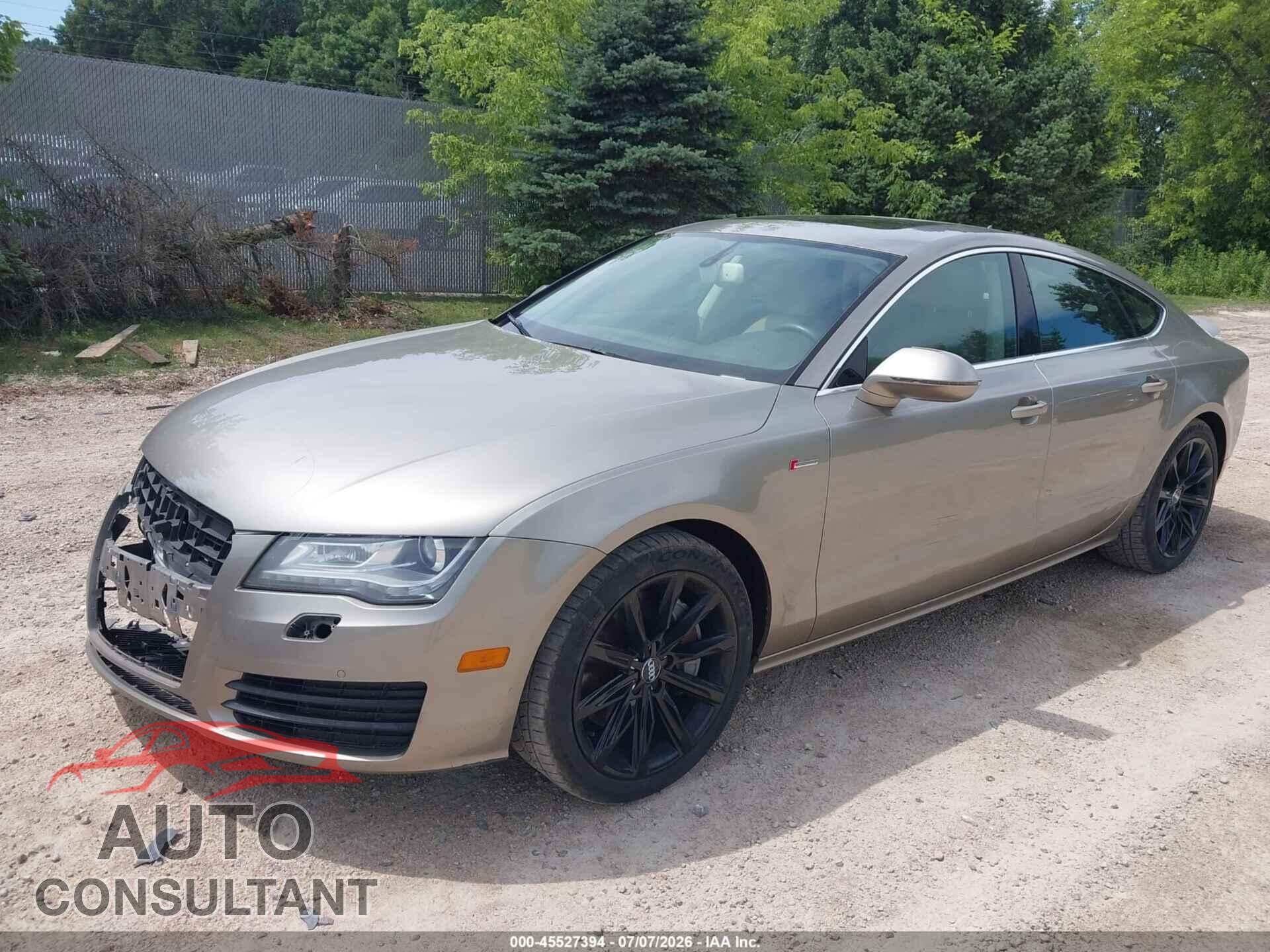 AUDI A7 2012 - WAUSGAFC6CN005414