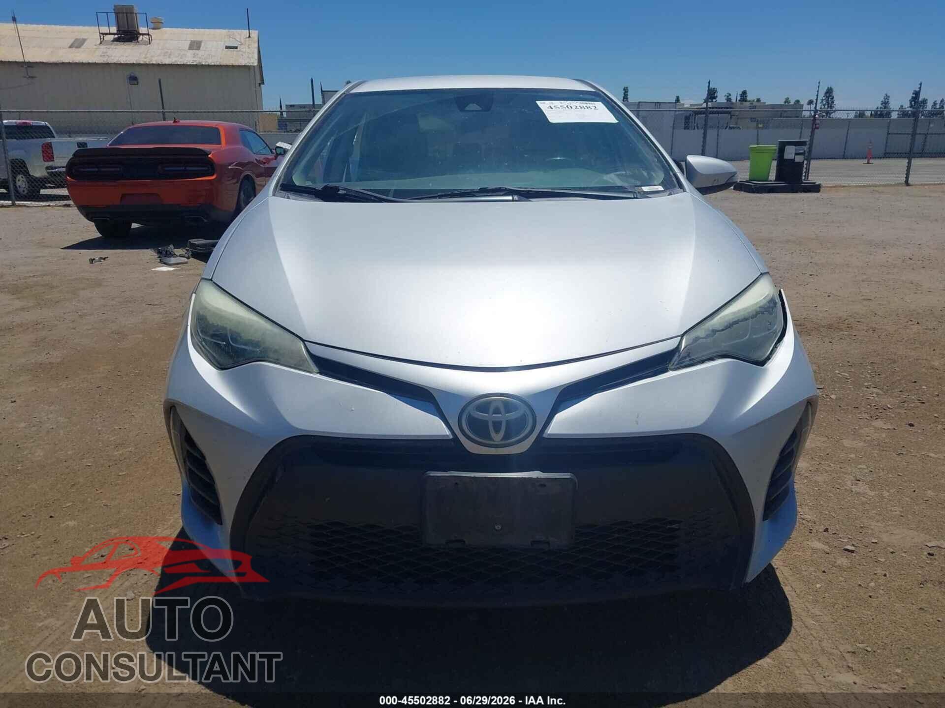 TOYOTA COROLLA 2017 - 5YFBURHE1HP698721