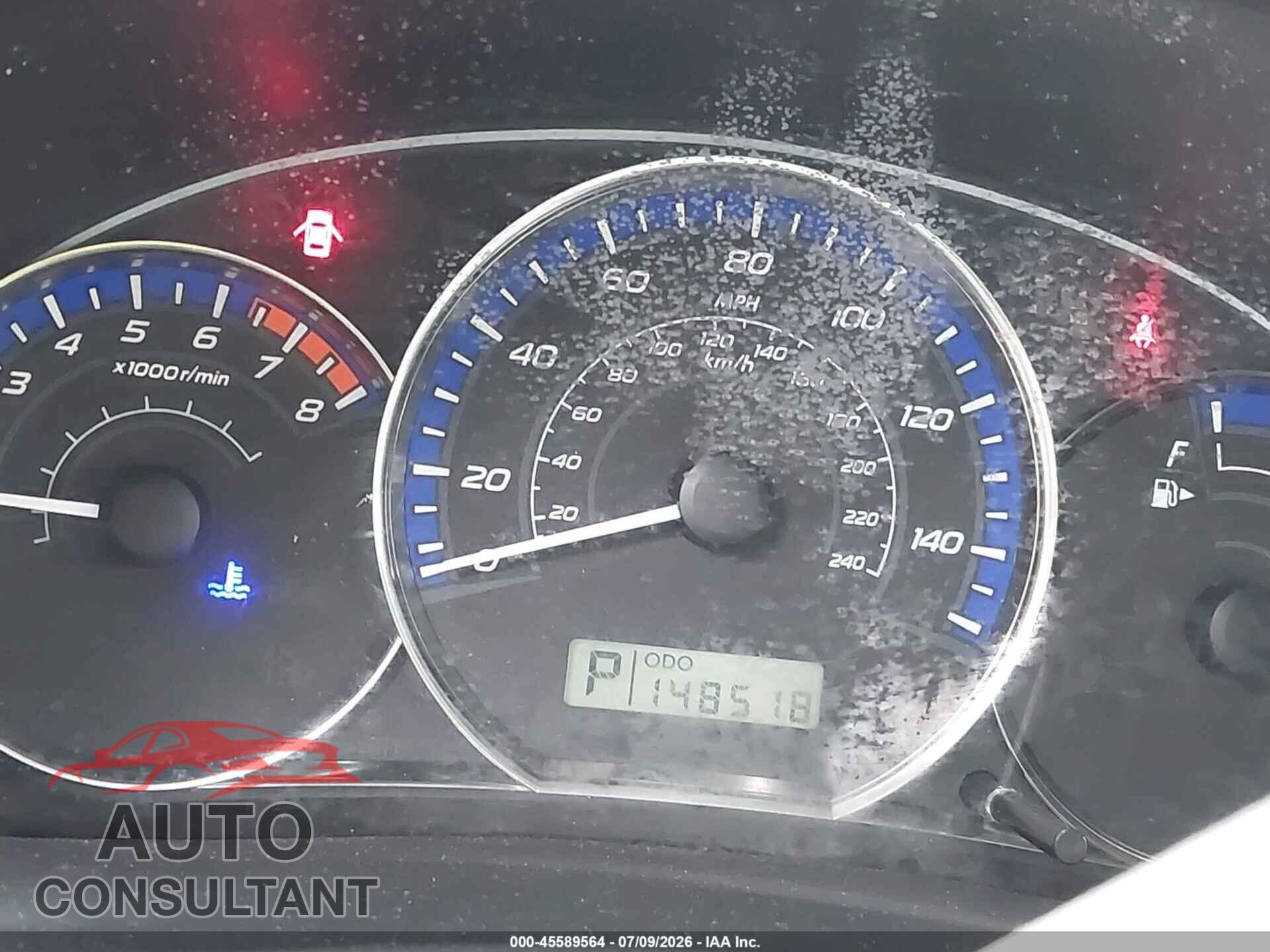 SUBARU FORESTER 2012 - JF2SHBCC1CH416911