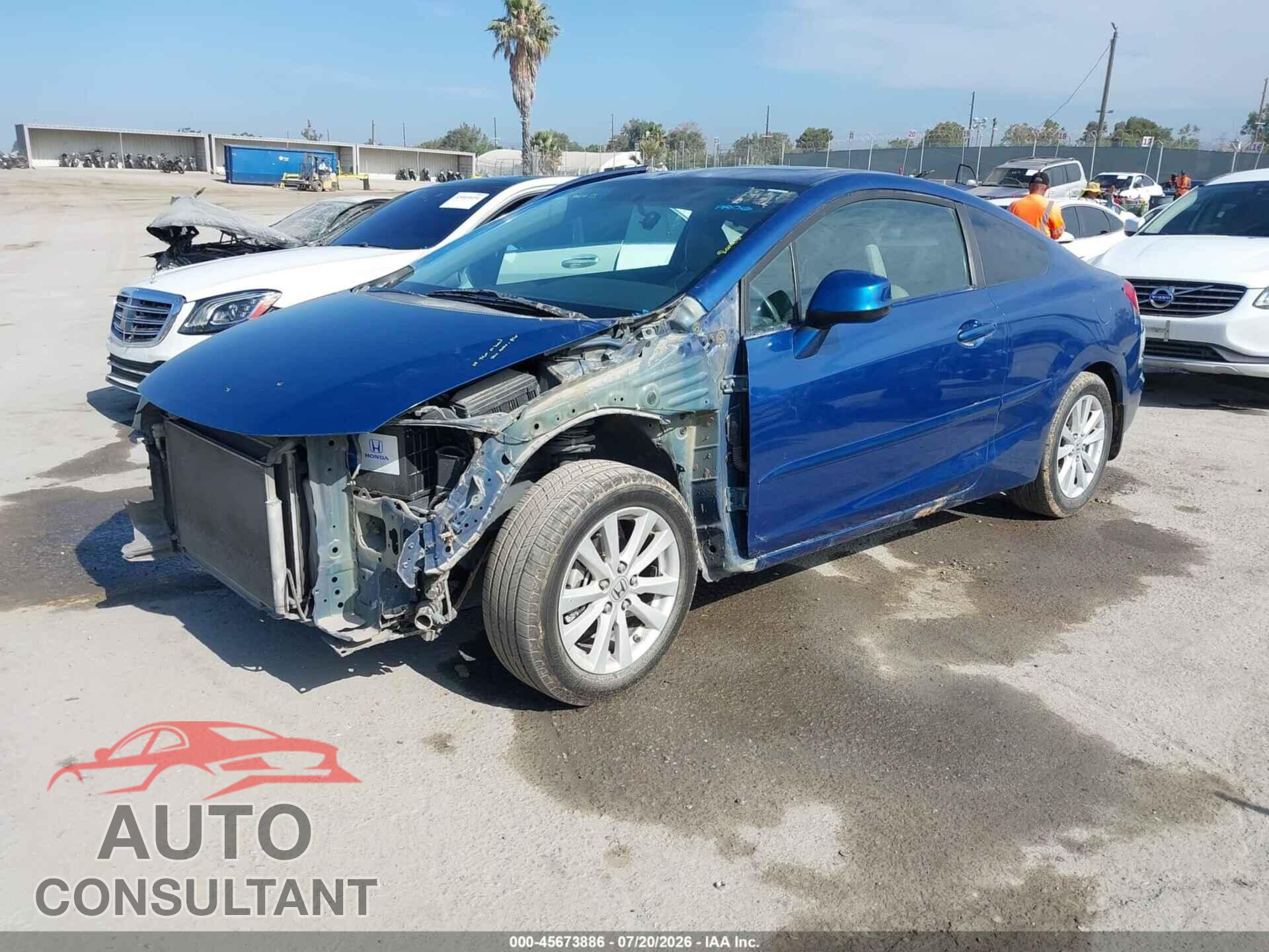 HONDA CIVIC 2012 - 2HGFG3B96CH507229