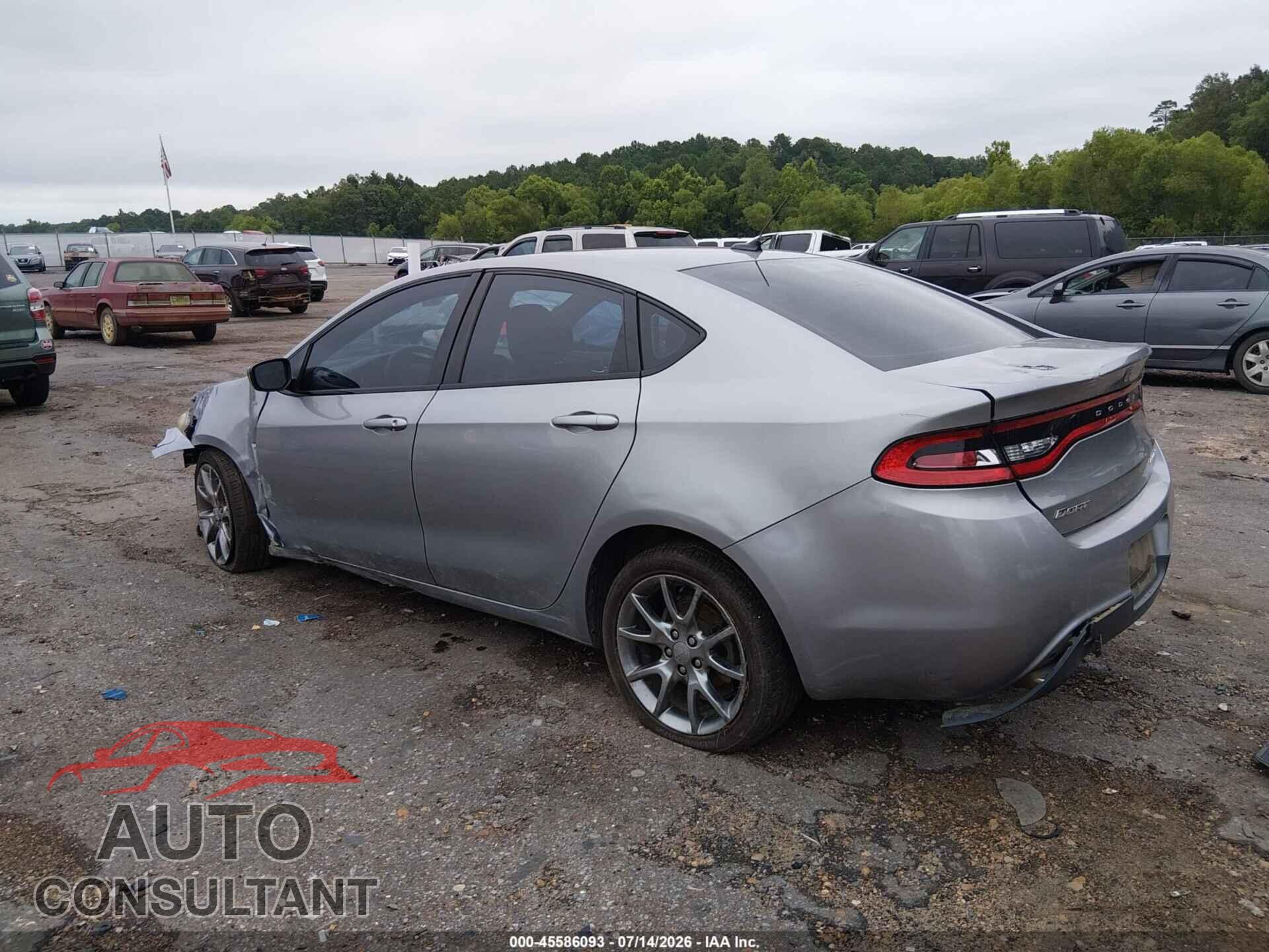 DODGE DART 2015 - 1C3CDFBB4FD187770
