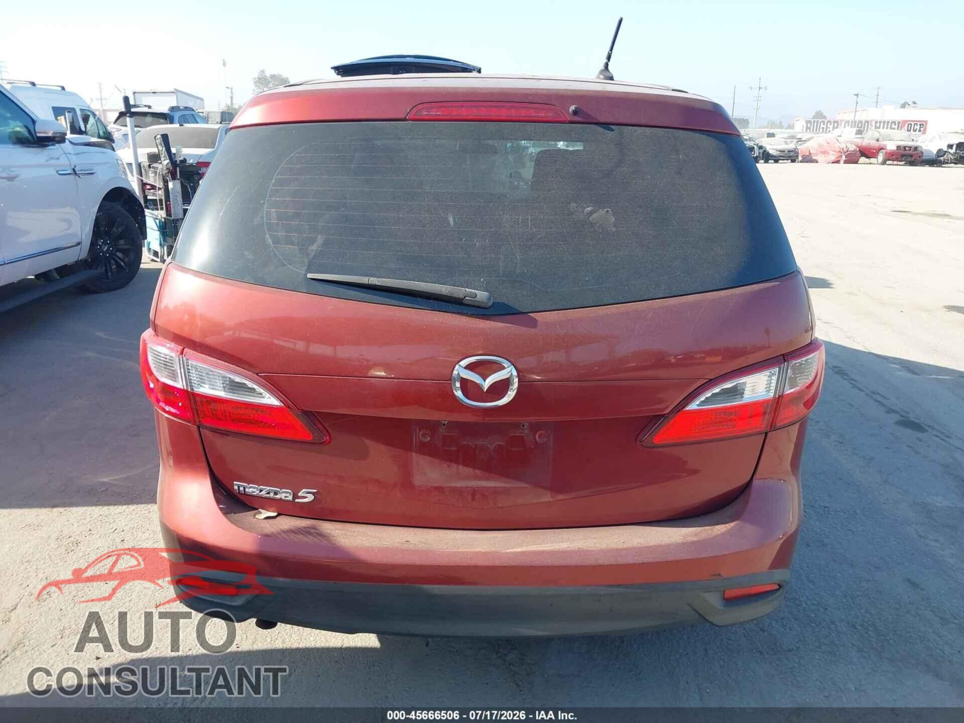 MAZDA MAZDA5 2012 - JM1CW2BL0C0118892