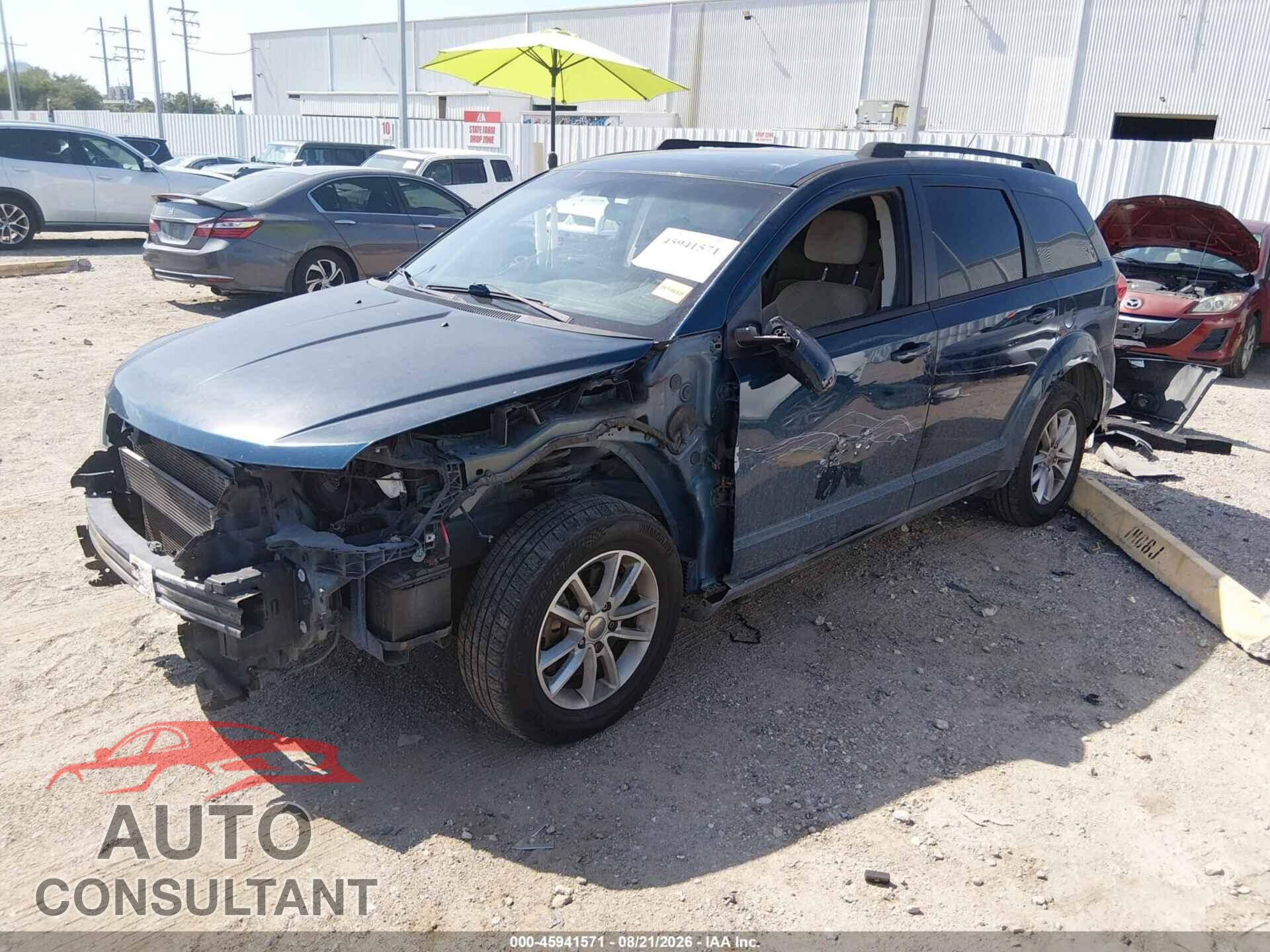 DODGE JOURNEY 2013 - 3C4PDCBG9DT530362