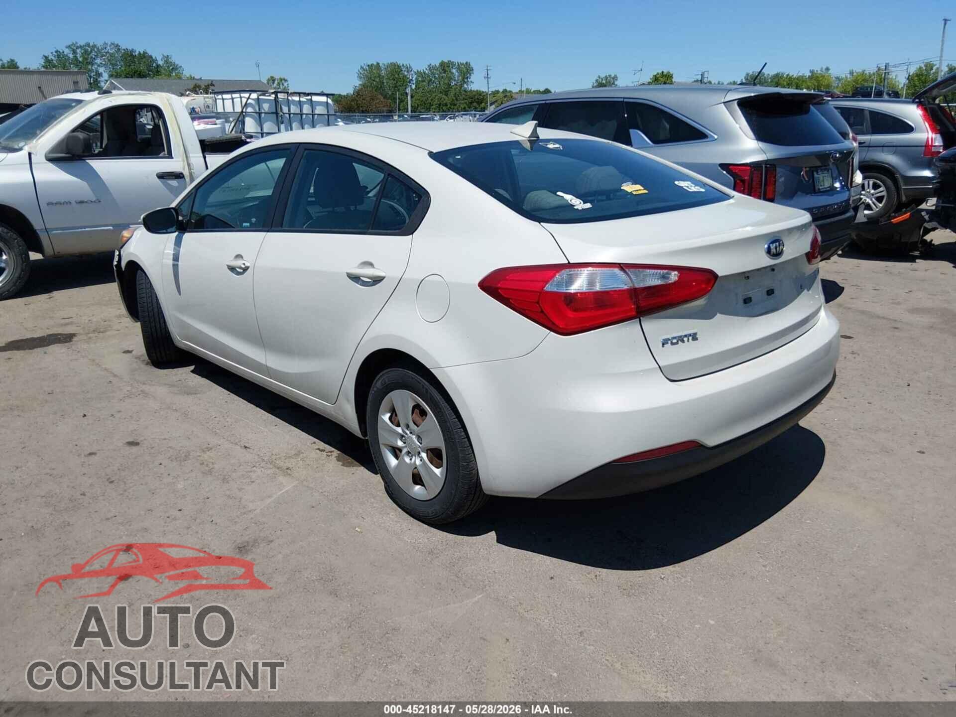 KIA FORTE 2015 - KNAFK4A68F5309495