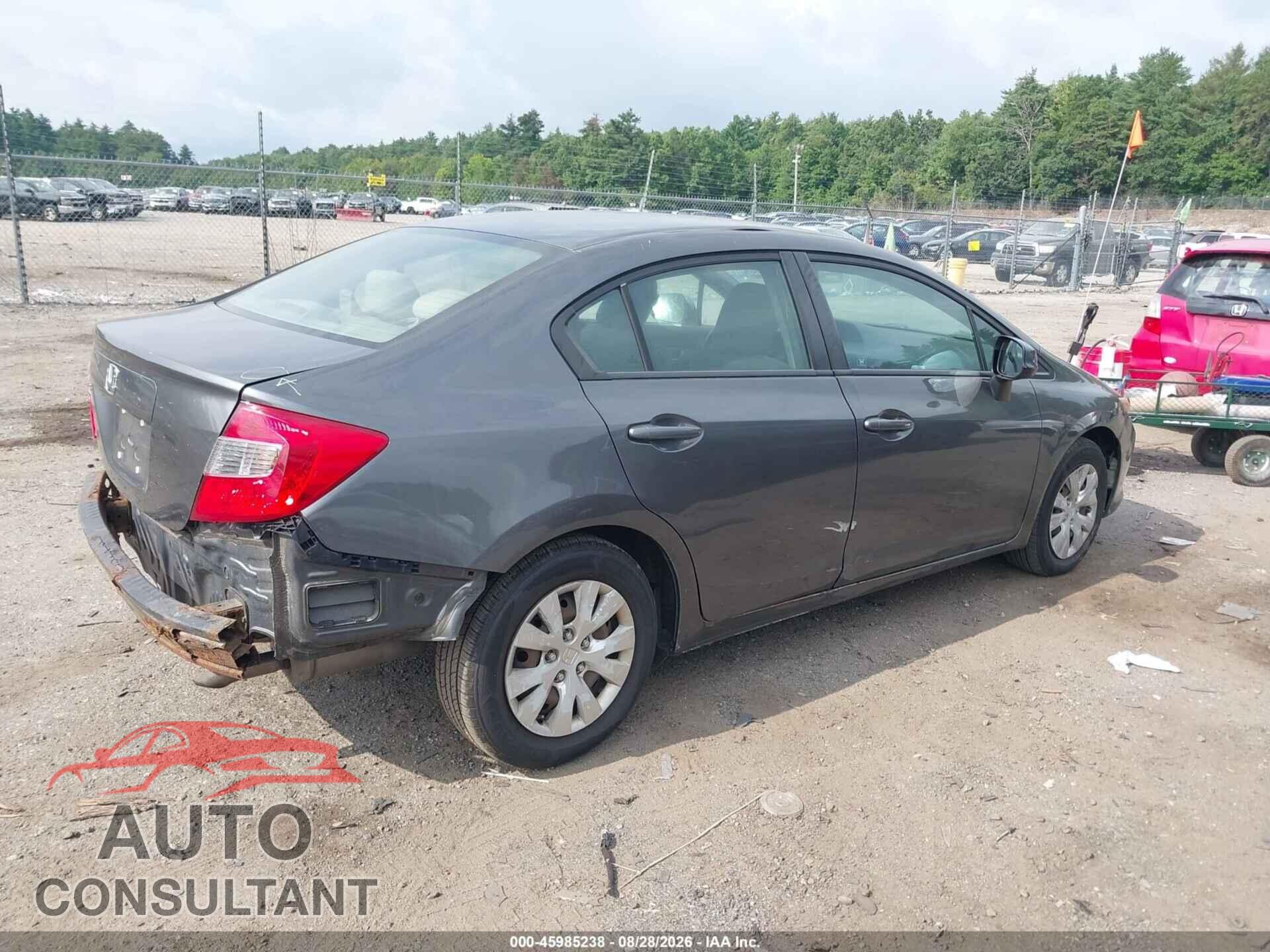HONDA CIVIC 2012 - 2HGFB2F55CH558091