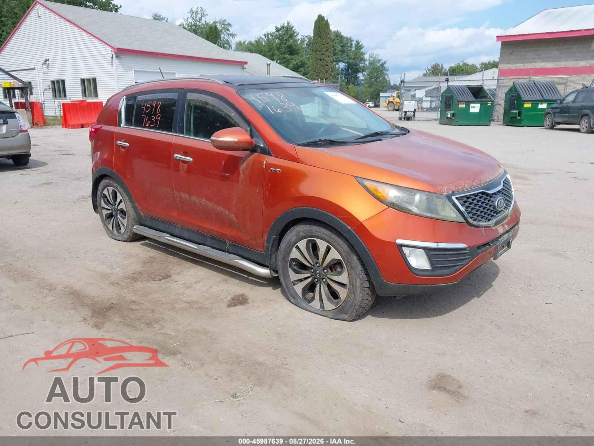 KIA SPORTAGE 2011 - KNDPCCA65B7167300