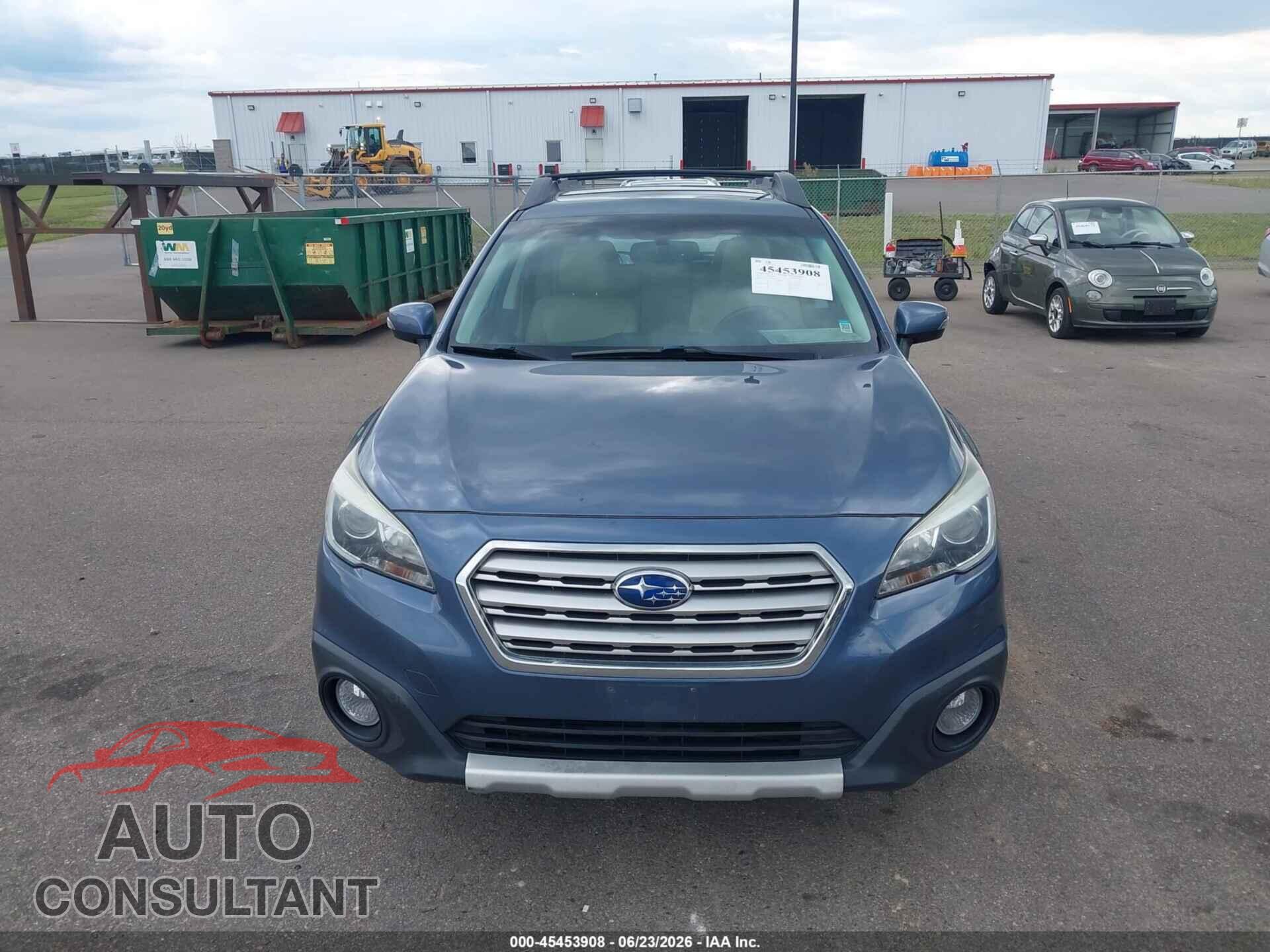 SUBARU OUTBACK 2015 - 4S4BSBLC3F3325362