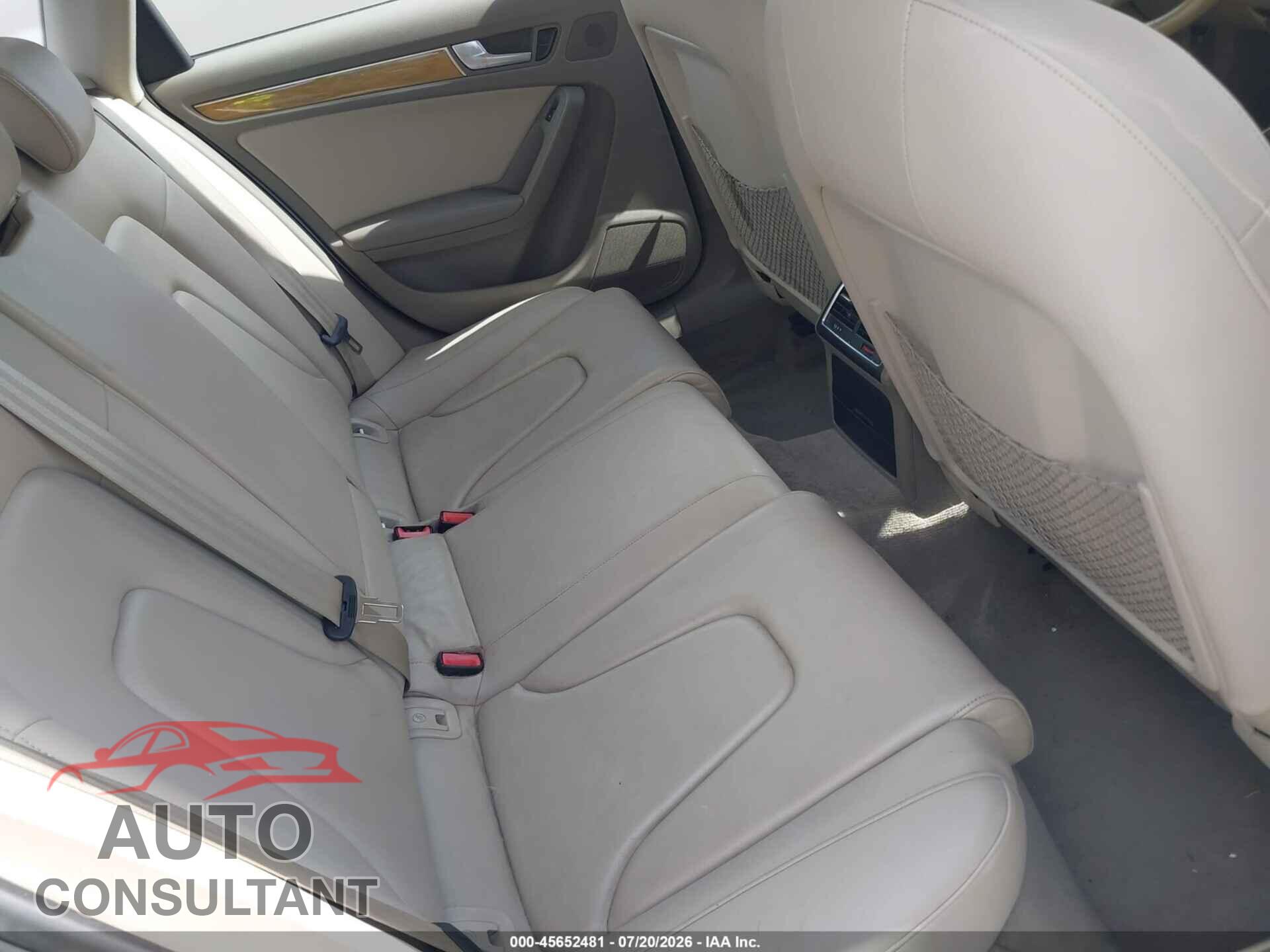 AUDI A4 2009 - WAUSF78K49N044280