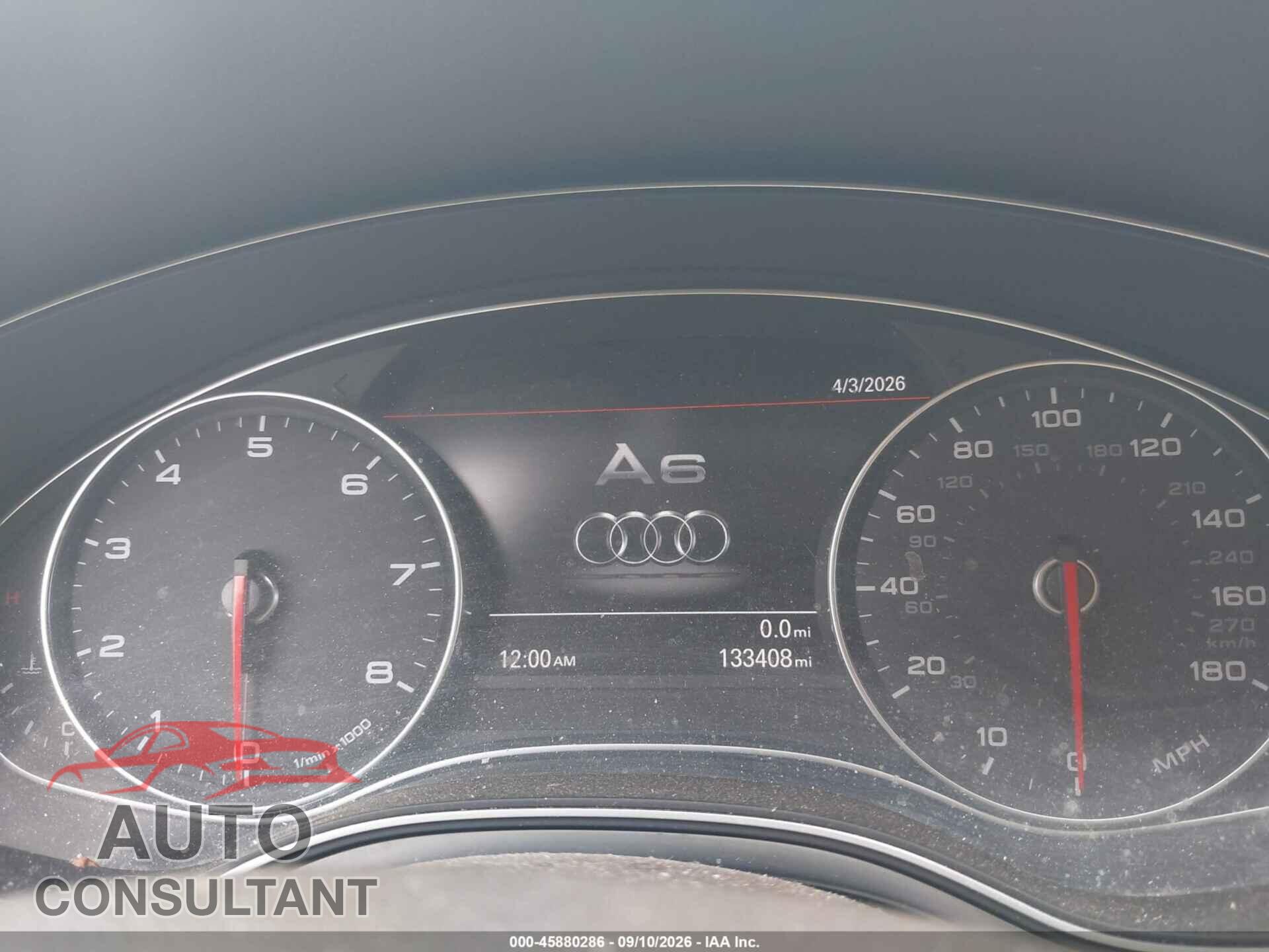 AUDI A6 2014 - WAUGFAFC4EN126843