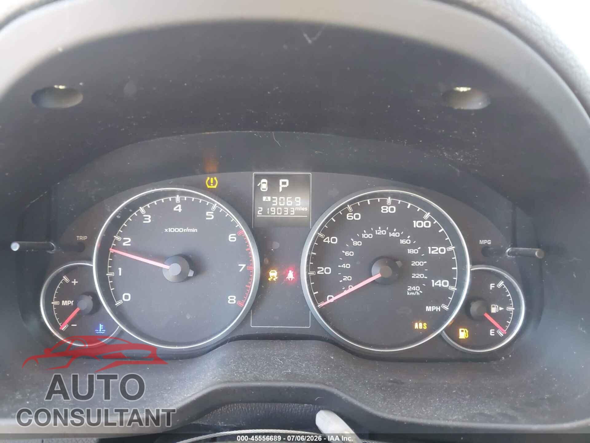 SUBARU OUTBACK 2014 - 4S4BRBCC2E3202680