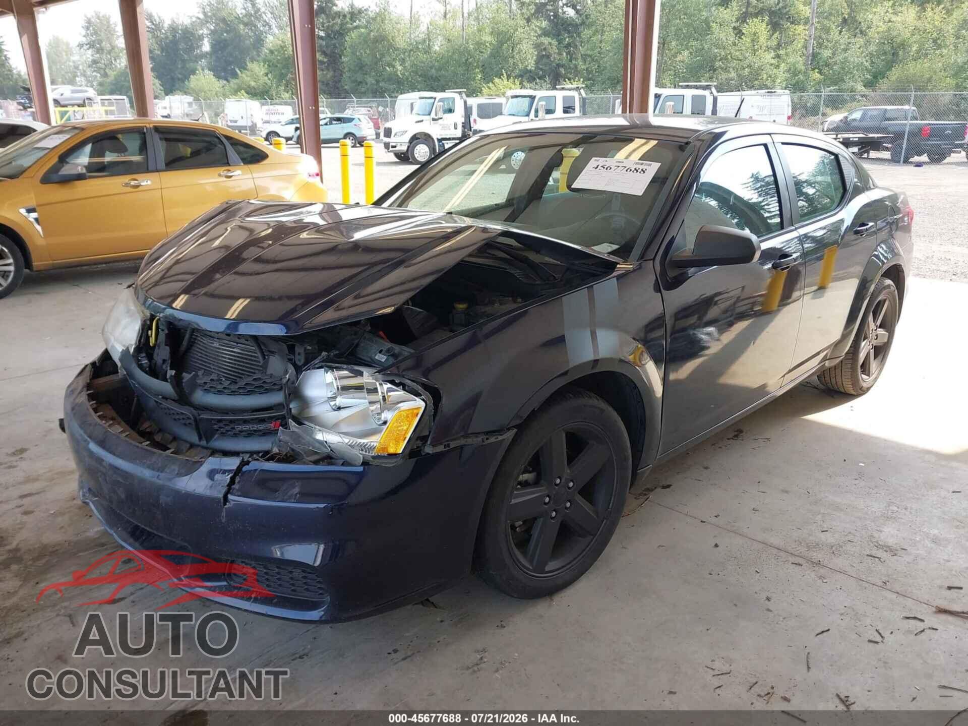 DODGE AVENGER 2013 - 1C3CDZAB4DN708125