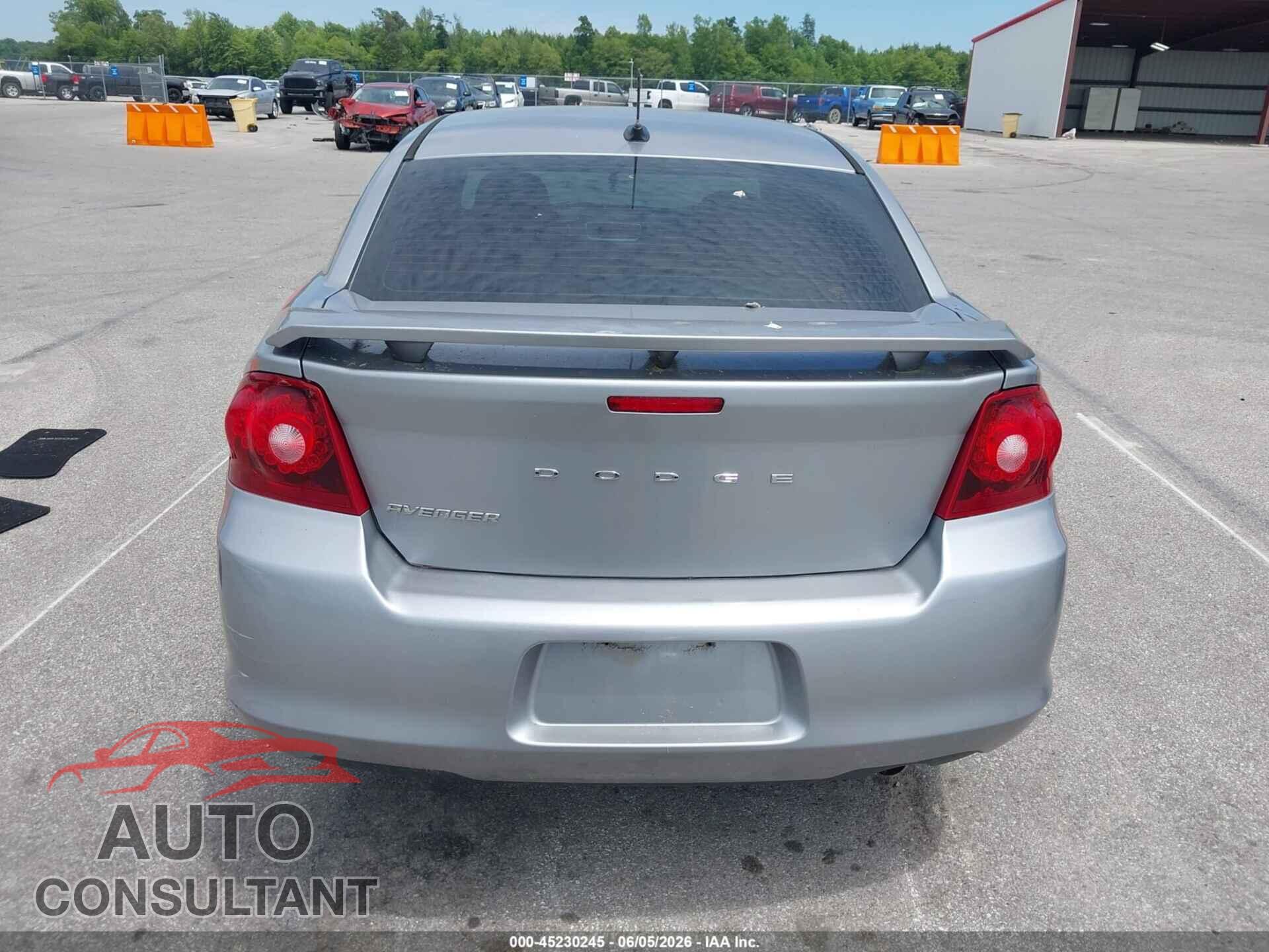 DODGE AVENGER 2013 - 1C3CDZAB0DN702970