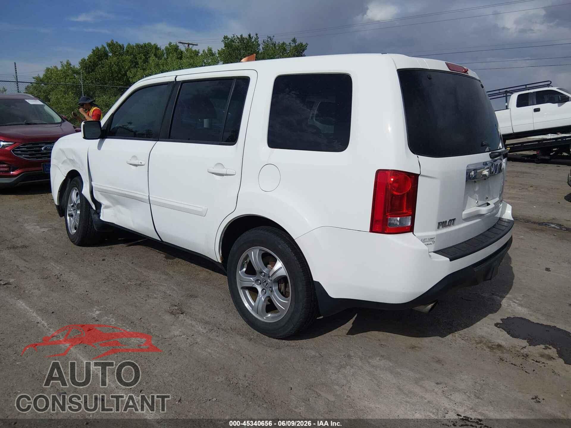 HONDA PILOT 2012 - 5FNYF4H51CB048797