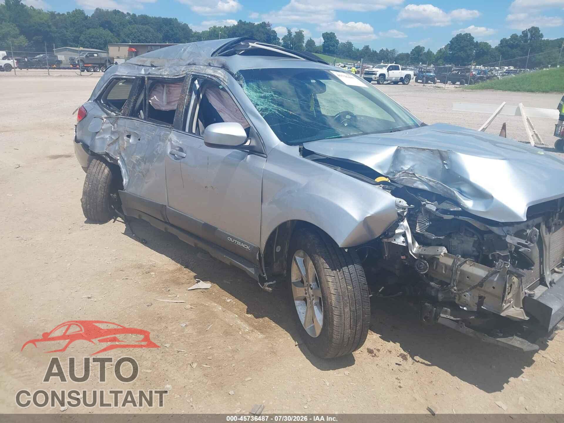 SUBARU OUTBACK 2013 - 4S4BRBKC4D3322111